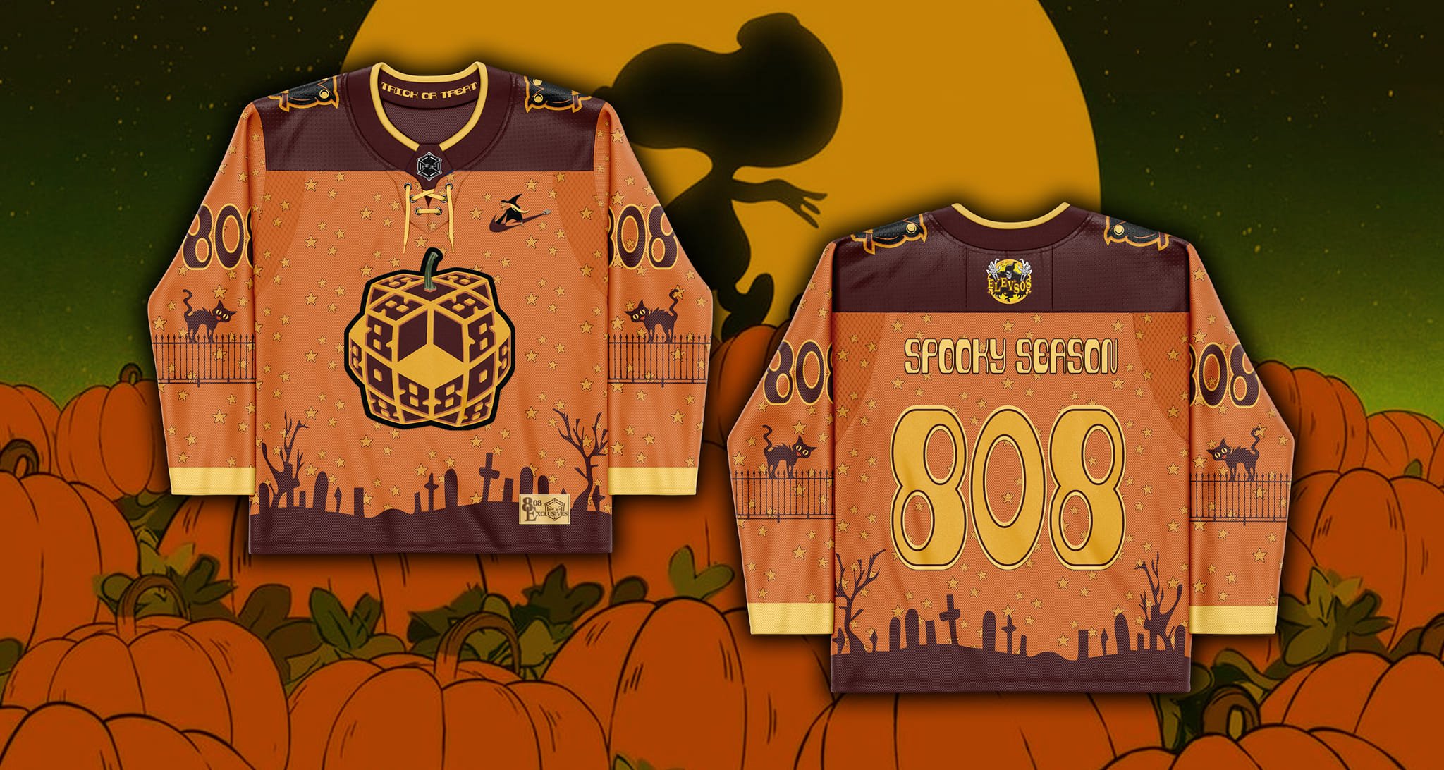 808 Pumpkin Cube Hockey (LE 50, Custom)