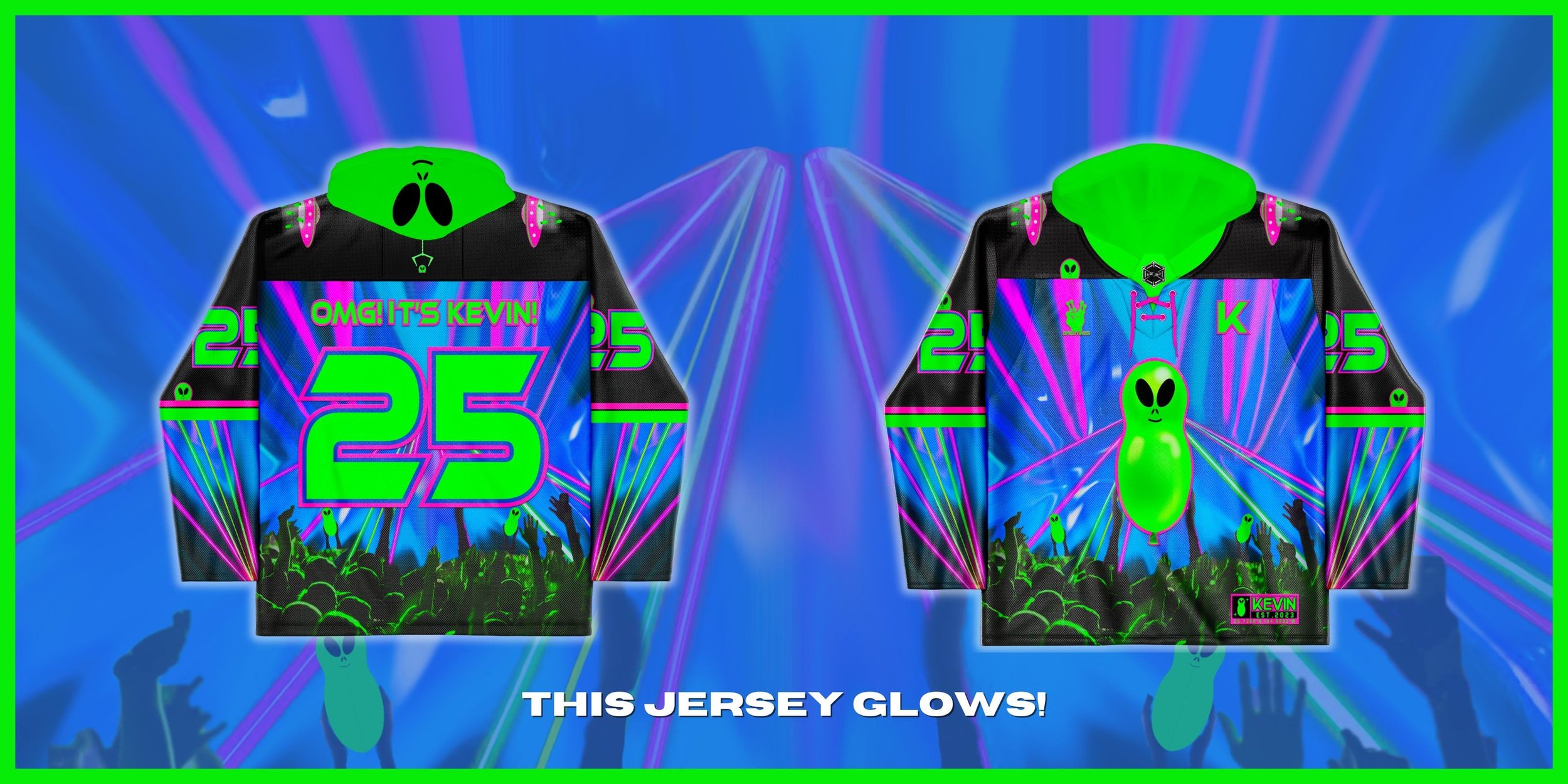 Kevin V3 Hooded GLOW Hockey (LE 50)
