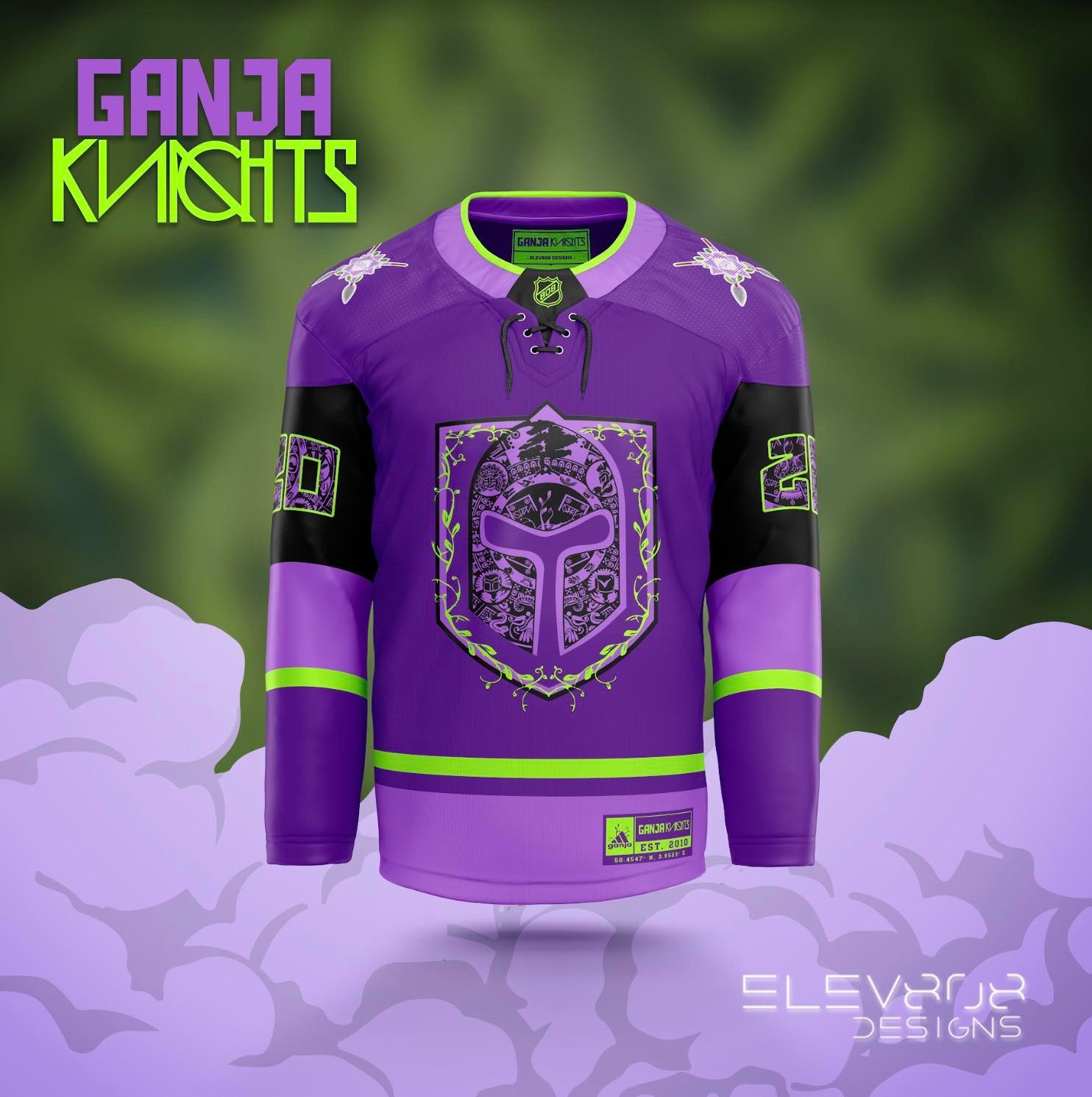 Mr. Wobble Purple Hockey (LE 20)