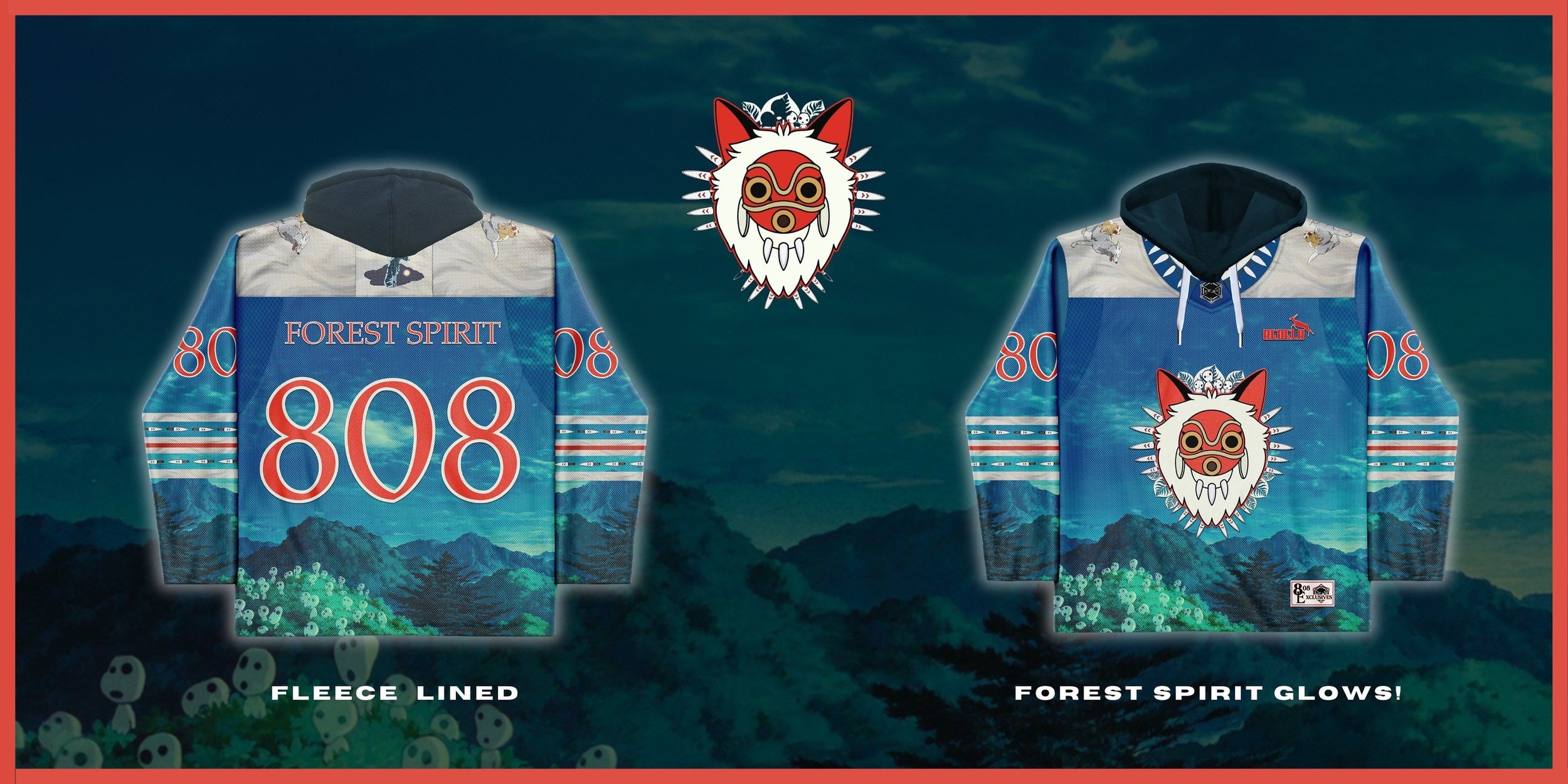 Mononoke V2 Hooded Glow Hockey (LE 75)