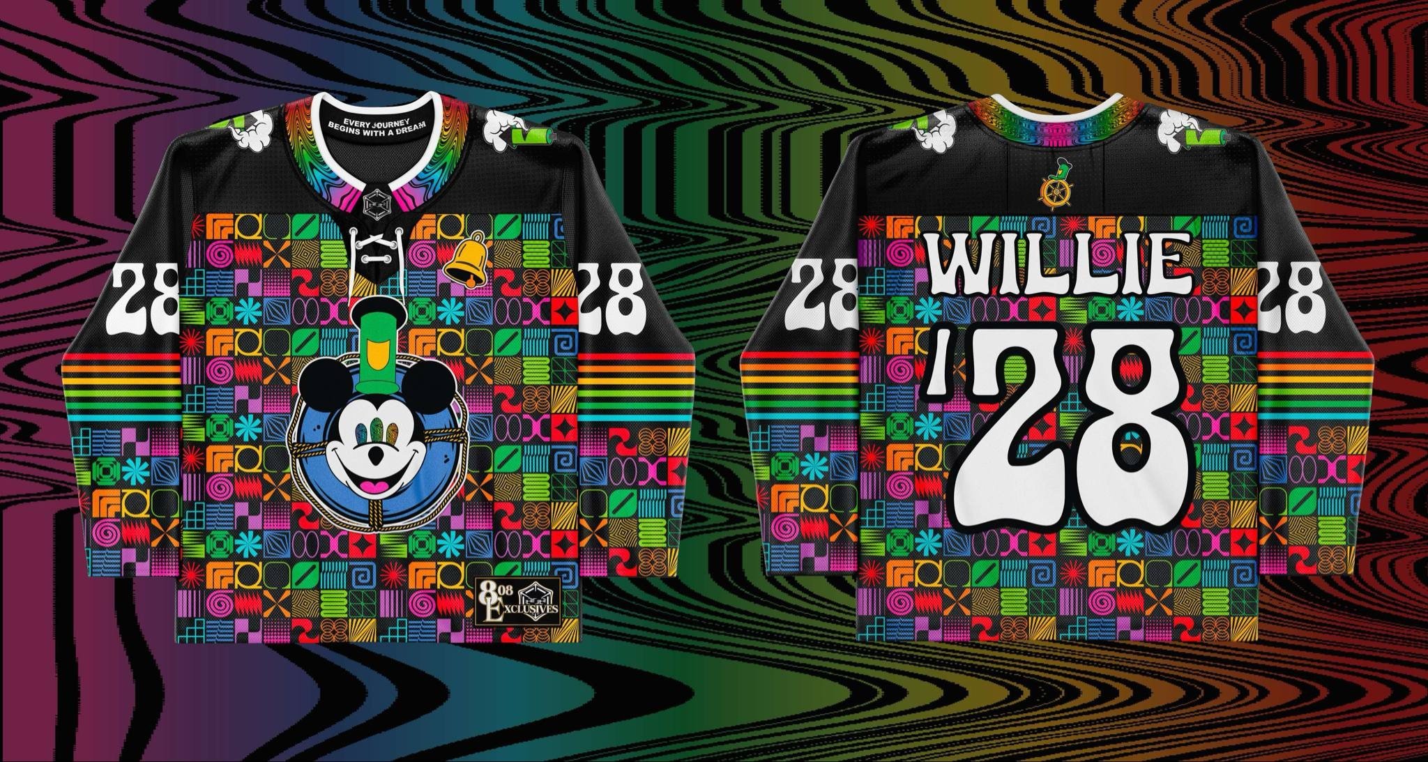 Rainbow Glitchboat Hockey (LE 50)