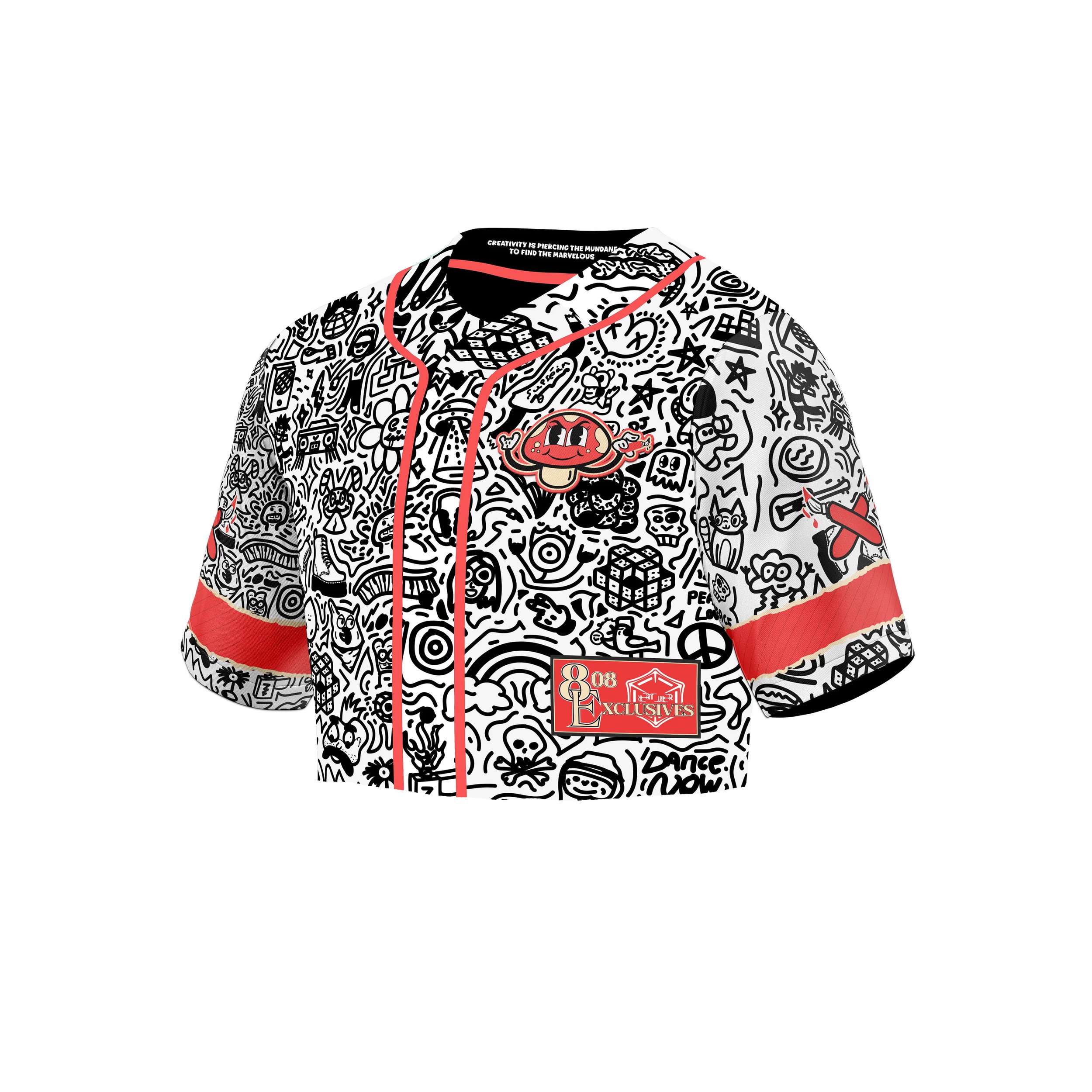 Doodle Raver Crop Baseball (LE 50)