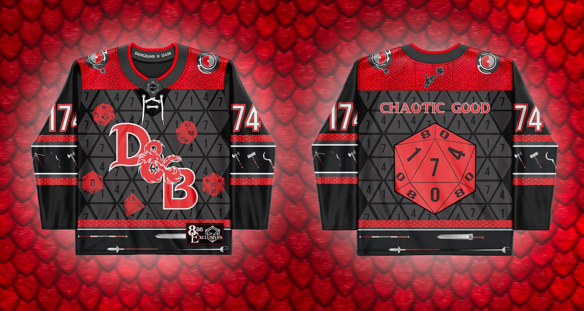 Dungeons N' Bass Hockey (LE 50)