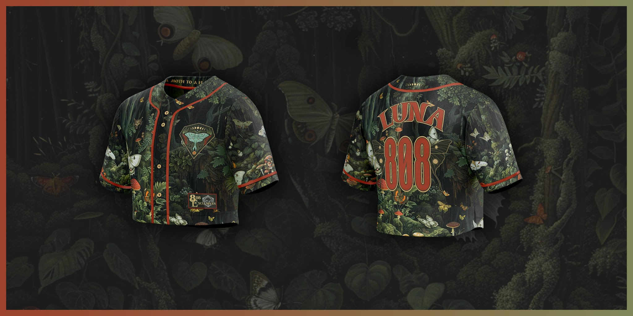 Forest Moth V1 Crop Baseball (LE 50)
