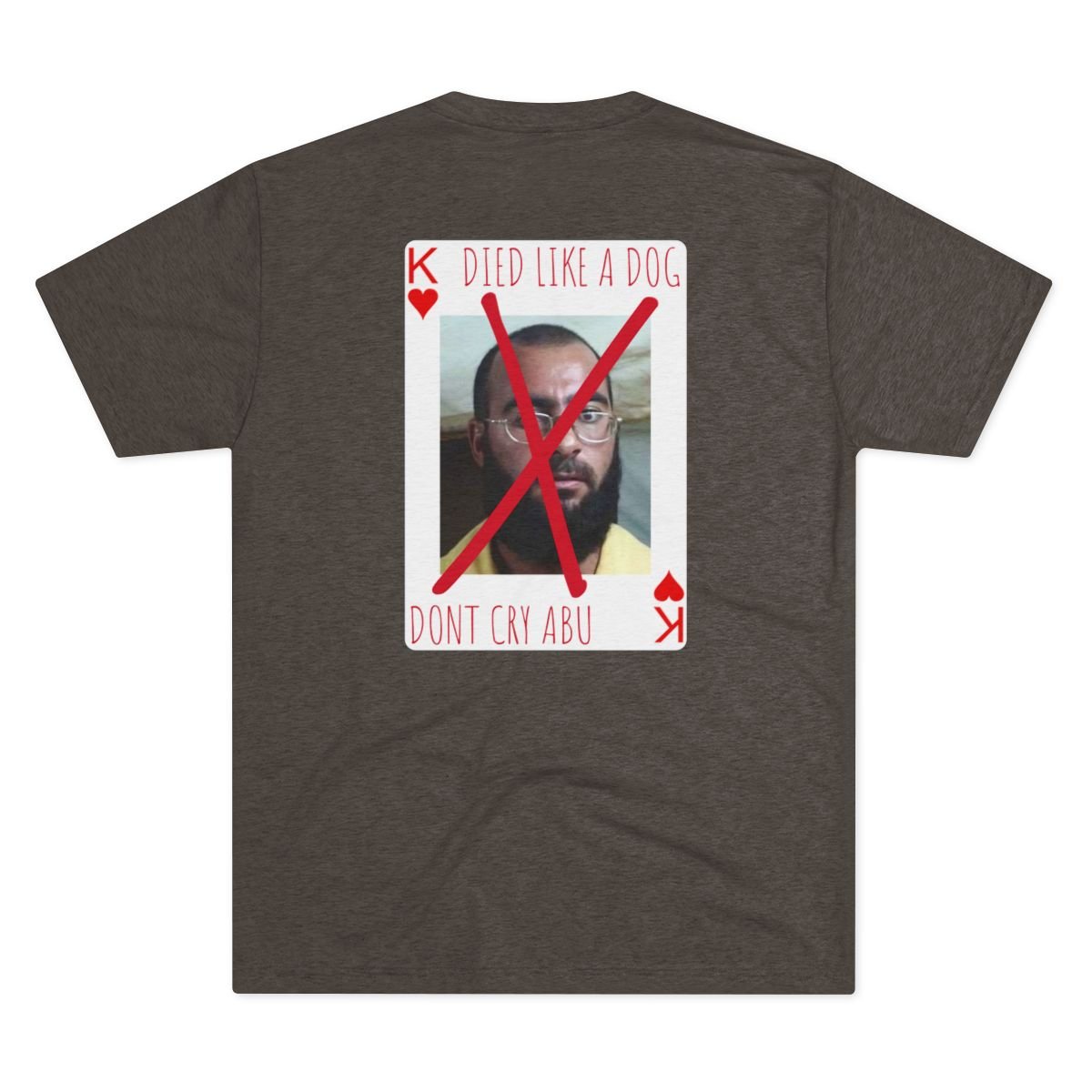 ABU, HE DIED LIKE A DOG