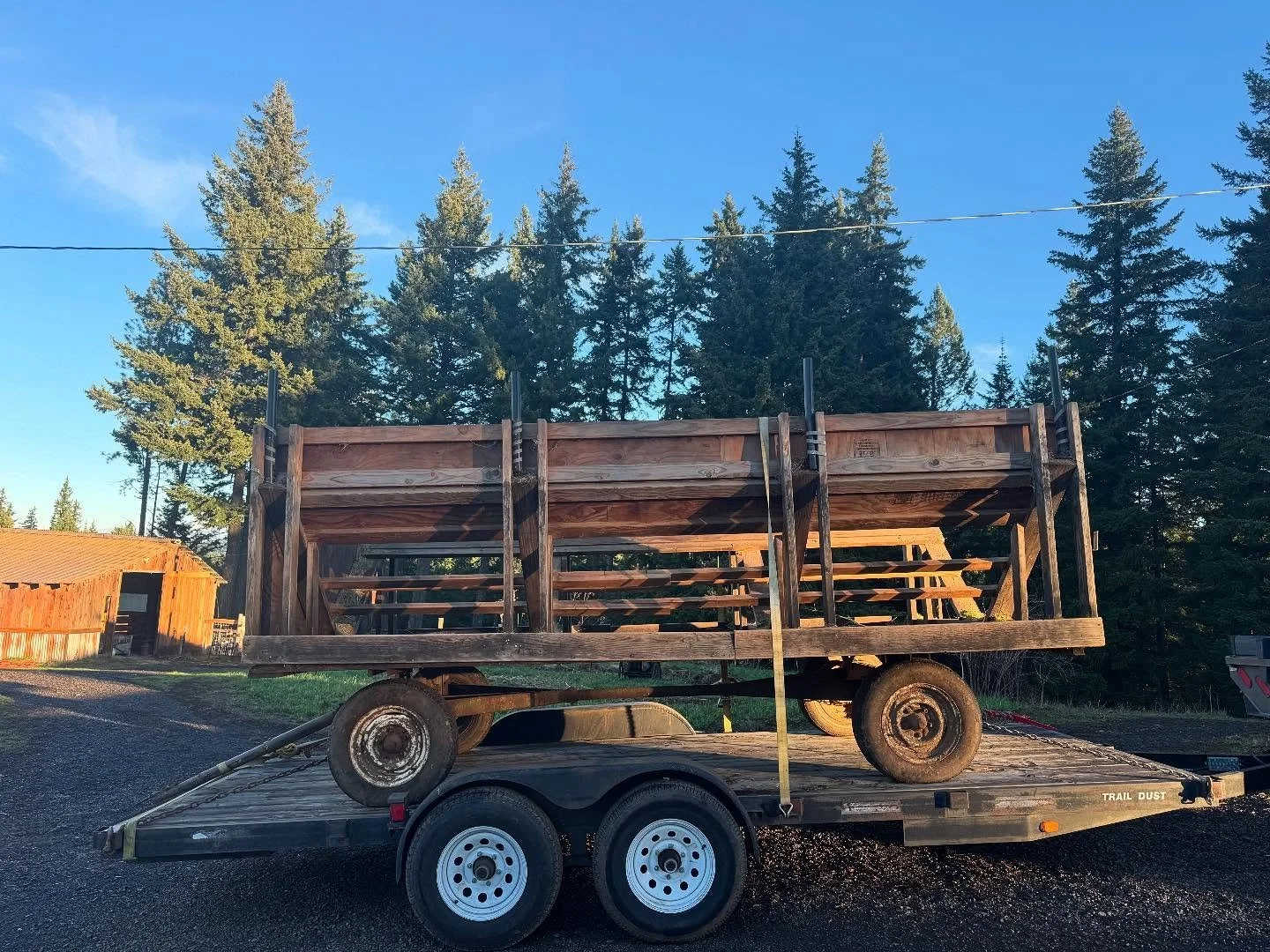 Christmas came early

We have been on the hunt for an affordable chicken tractor/a wagon to make a chicken tractor from since founding the farm.

They&rsquo;ve always been too expensive, too small and:or too far away to justify.

Until last week!

It