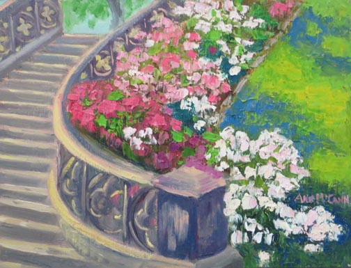 Princess St Park Stairway with Hydrangeas 72 7.jpg