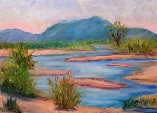 The Slab by Ann McCann 9 X 12" Plein Air Oil