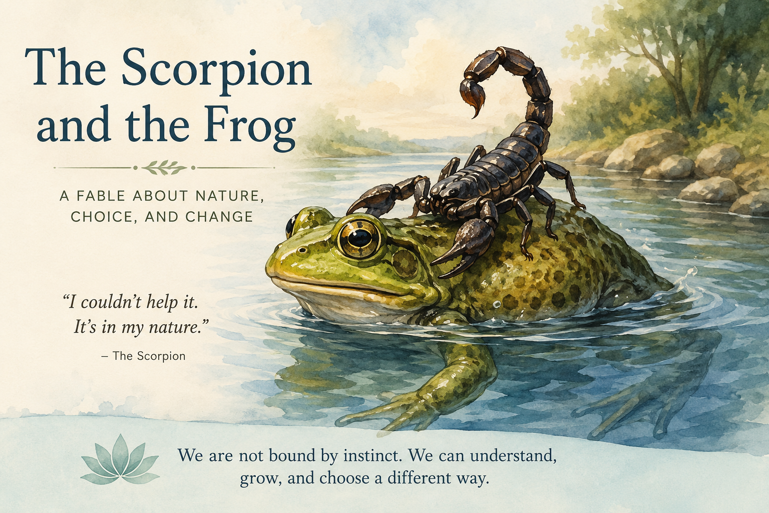 The Scorpion and the Frog: Why We Sometimes Repeat the Behaviors That Hurt Us