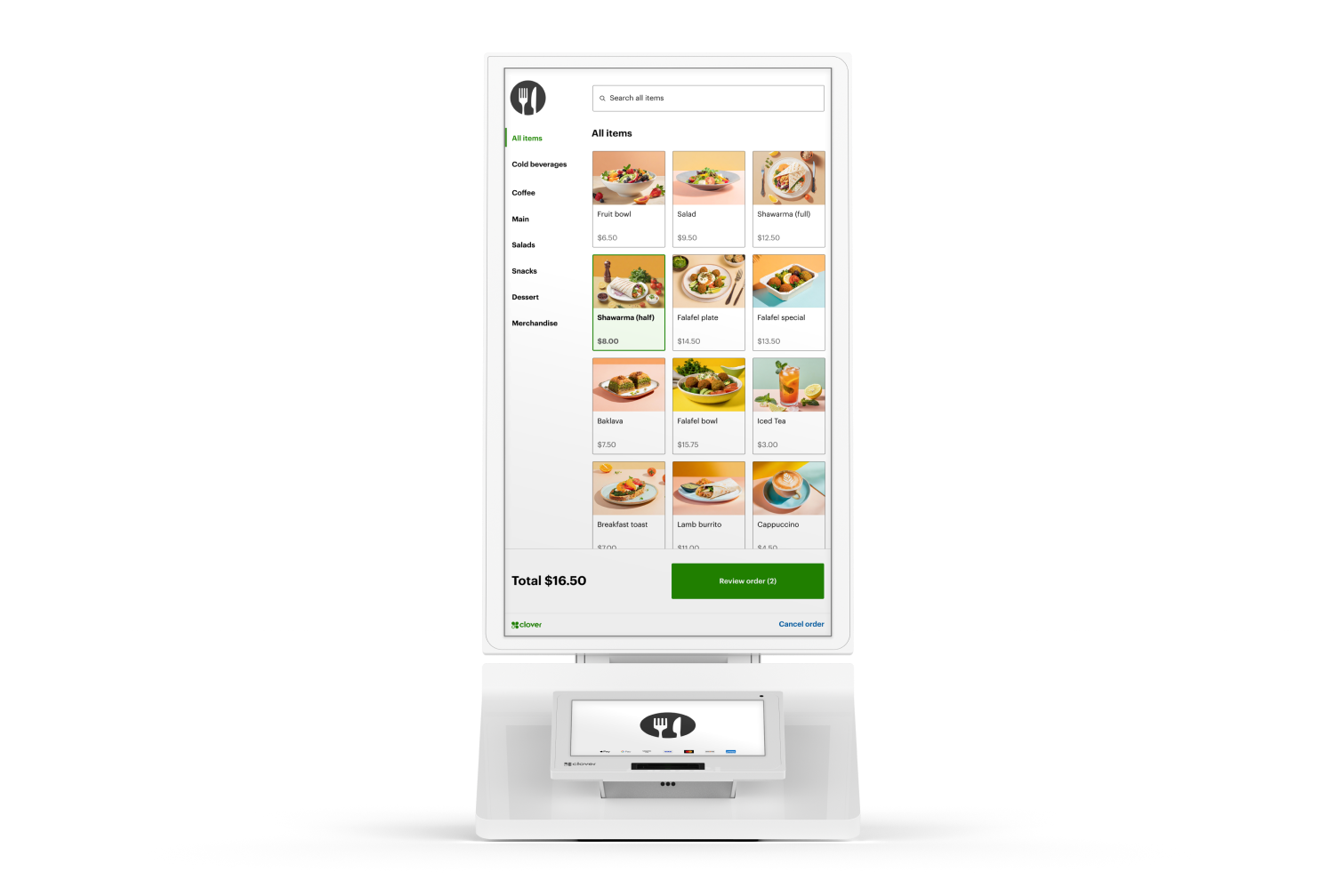 Clover Self-Ordering Kiosk