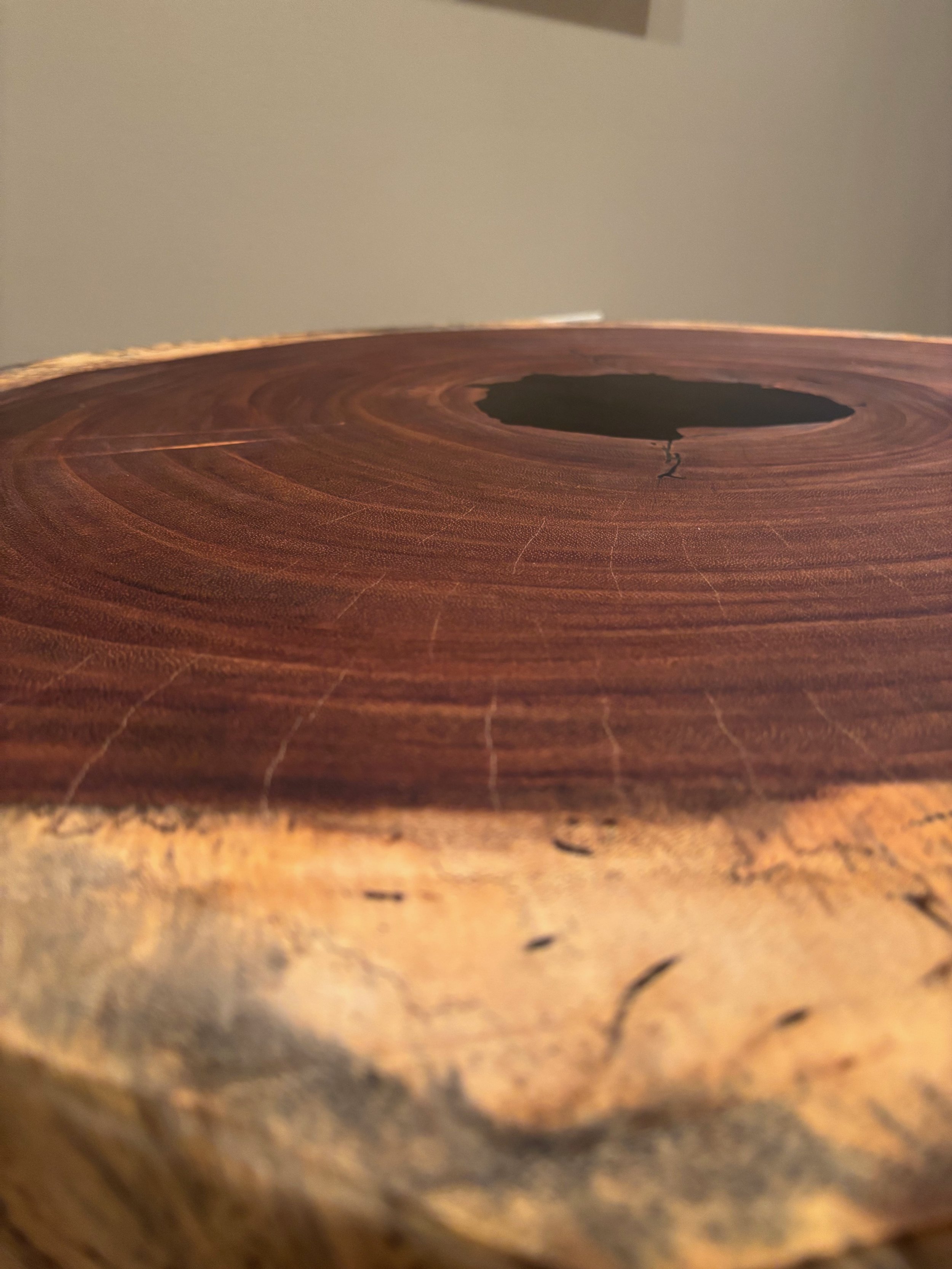 Black Epoxy Coffee Table