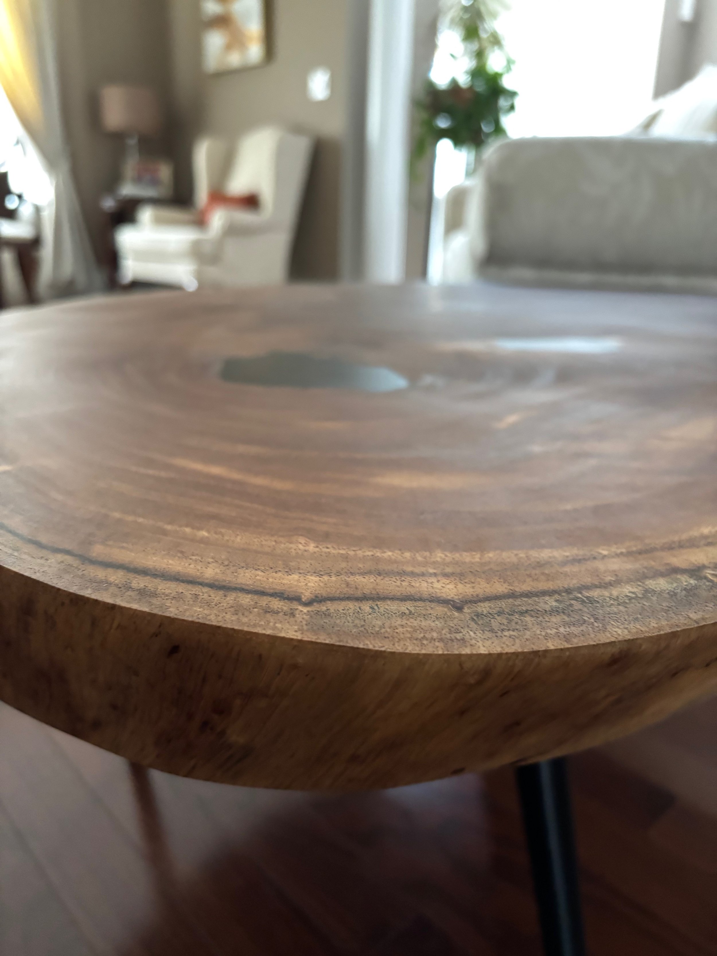 Black Epoxy Coffee Table