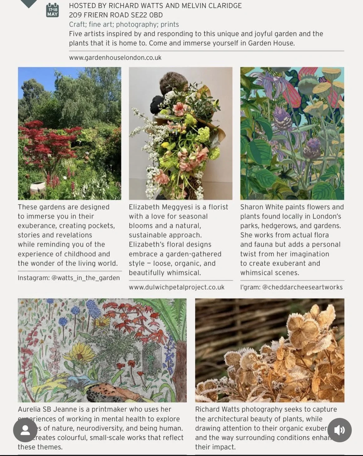 Visit me at Dulwich Artist Open House 2025! 