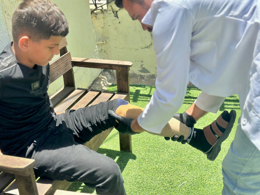 Caring for orphaned and amputee children