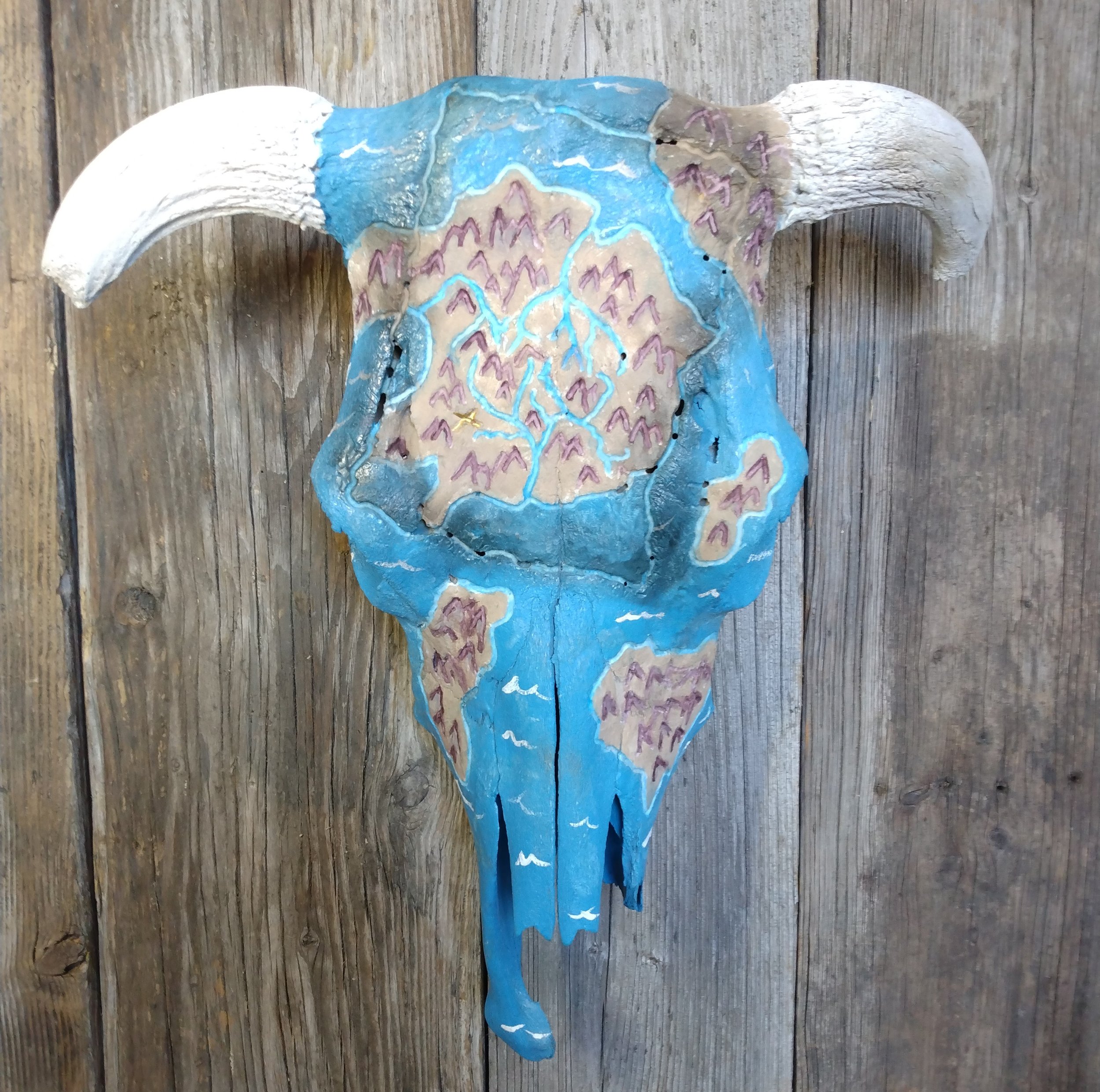 Treasure Map Skull
