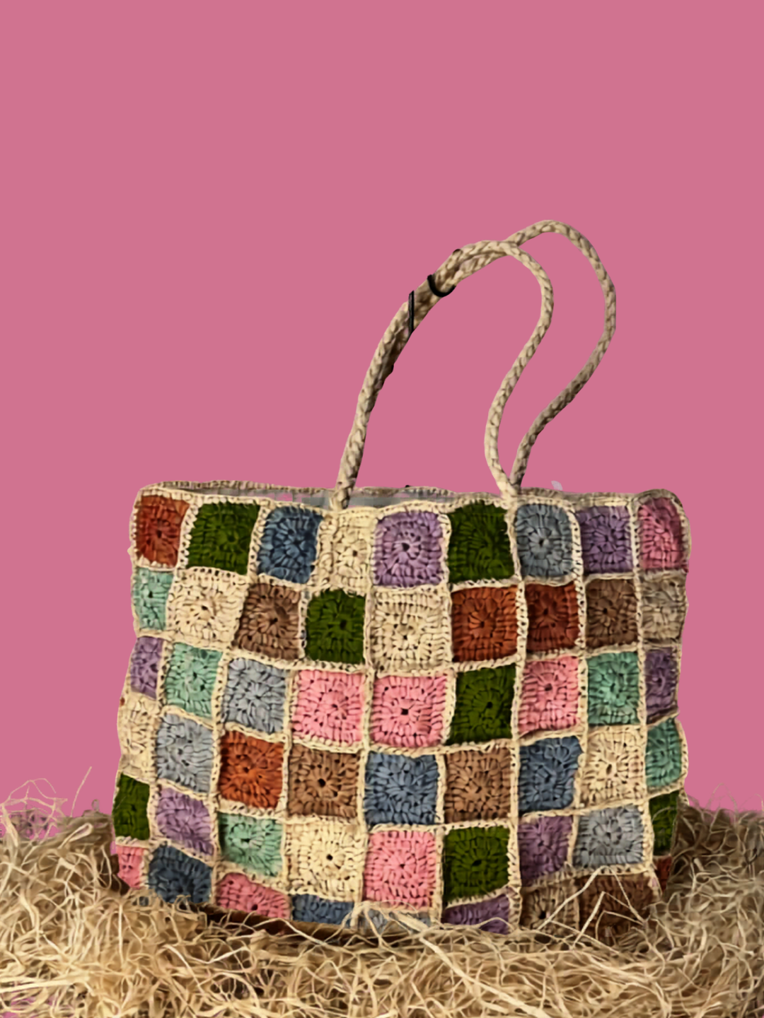 Raffia Tote Bag