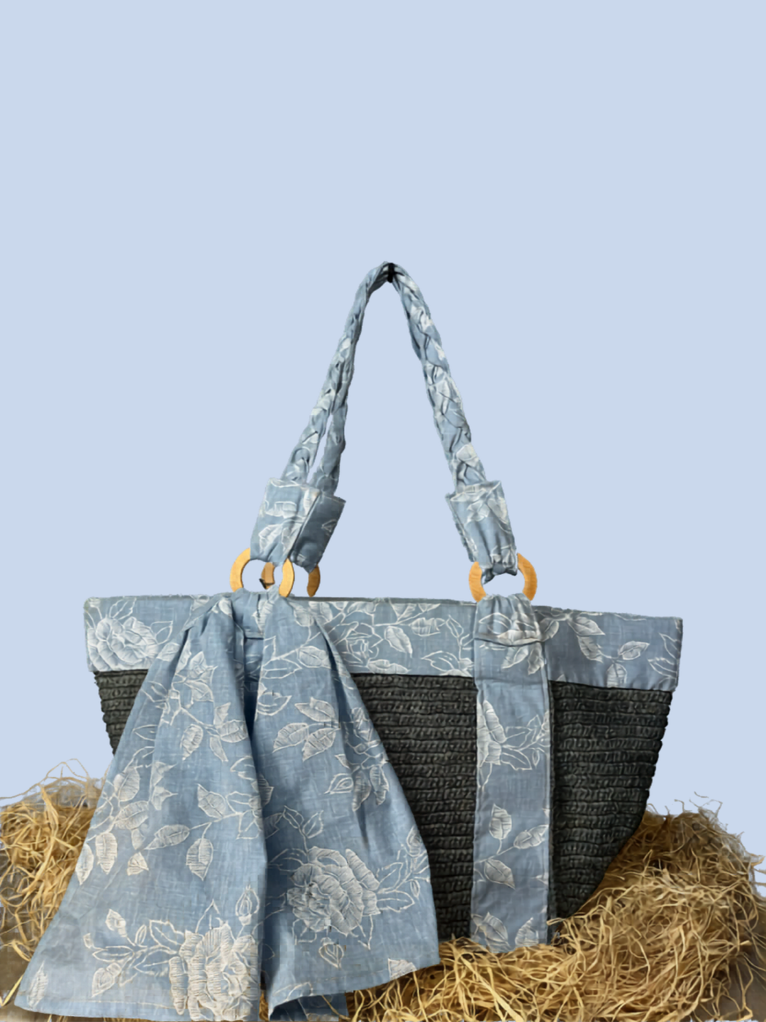 Raffia Shoulder Bag