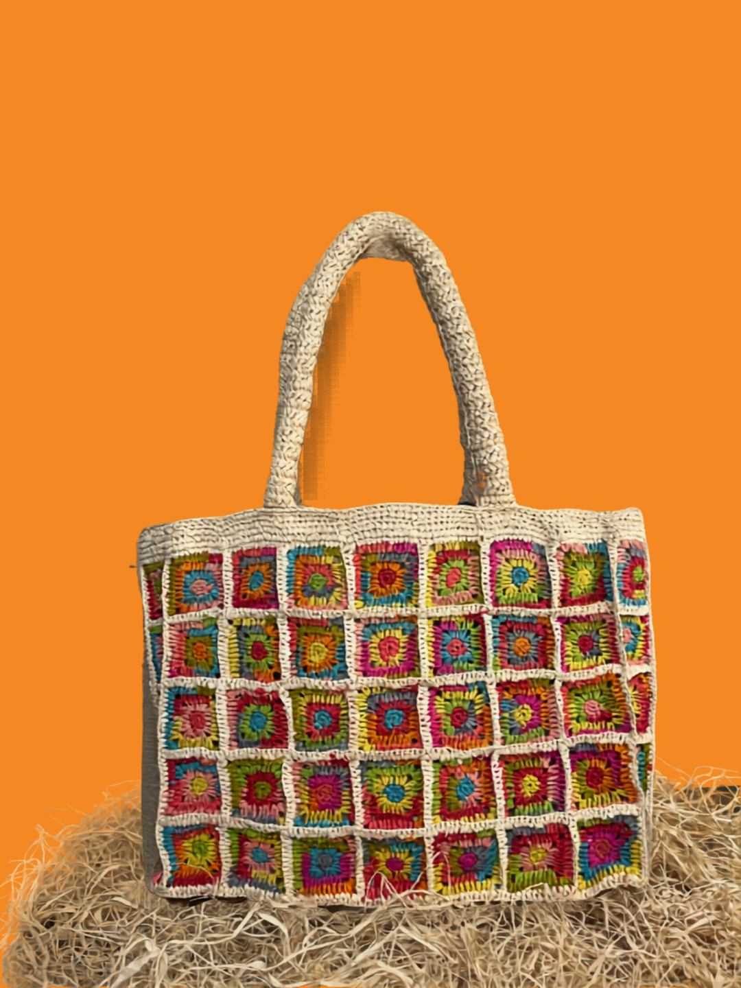 Raffia Tote Bag