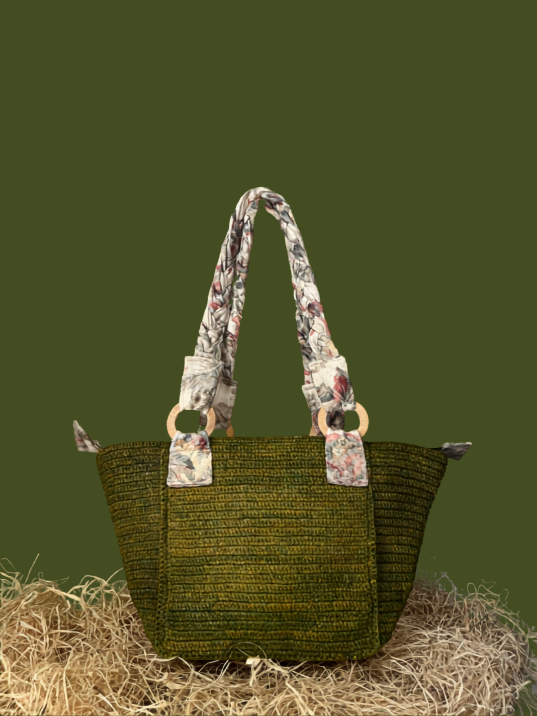 Raffia Tote Bag