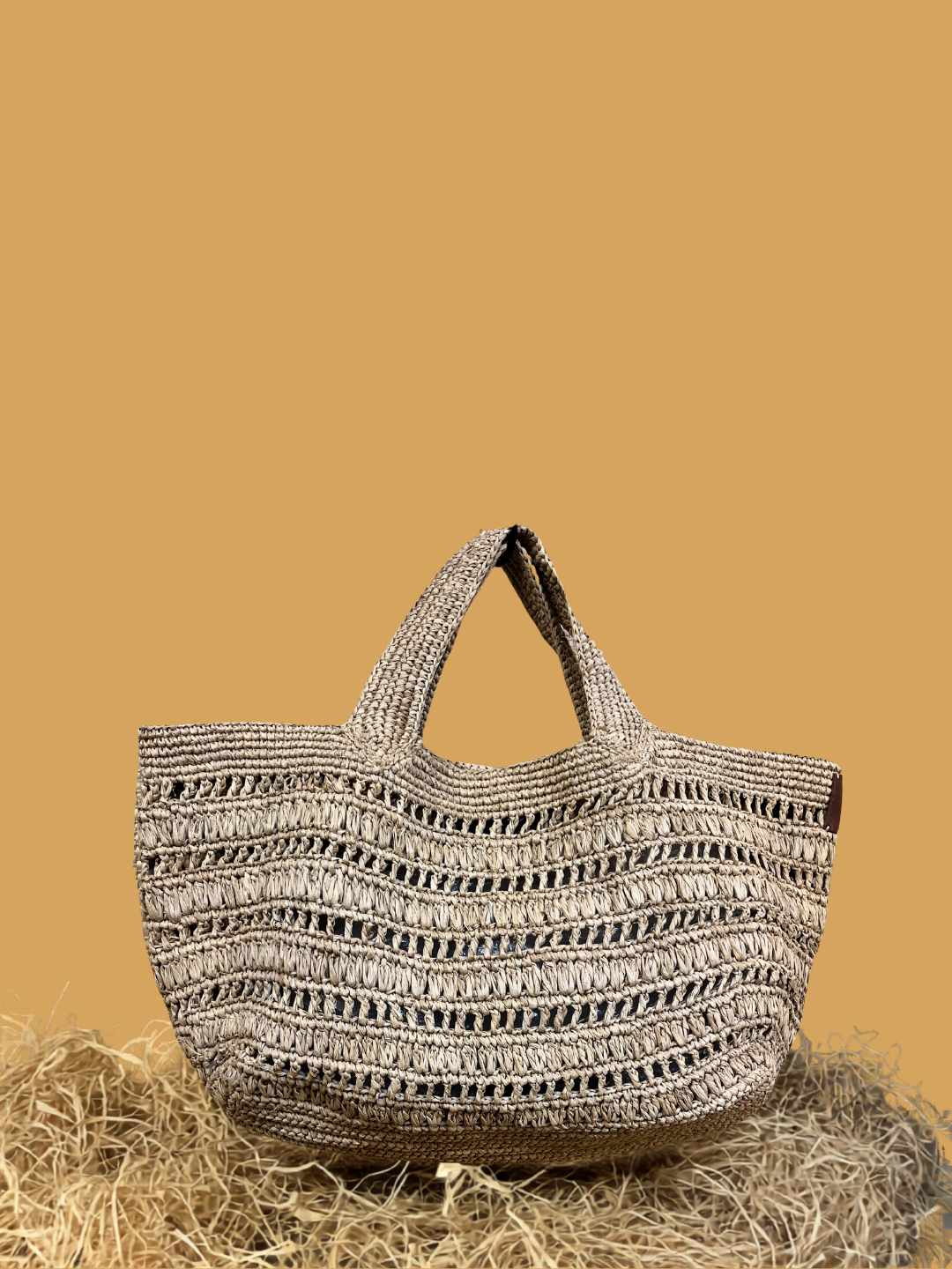 Raffia Hand Tote Bag