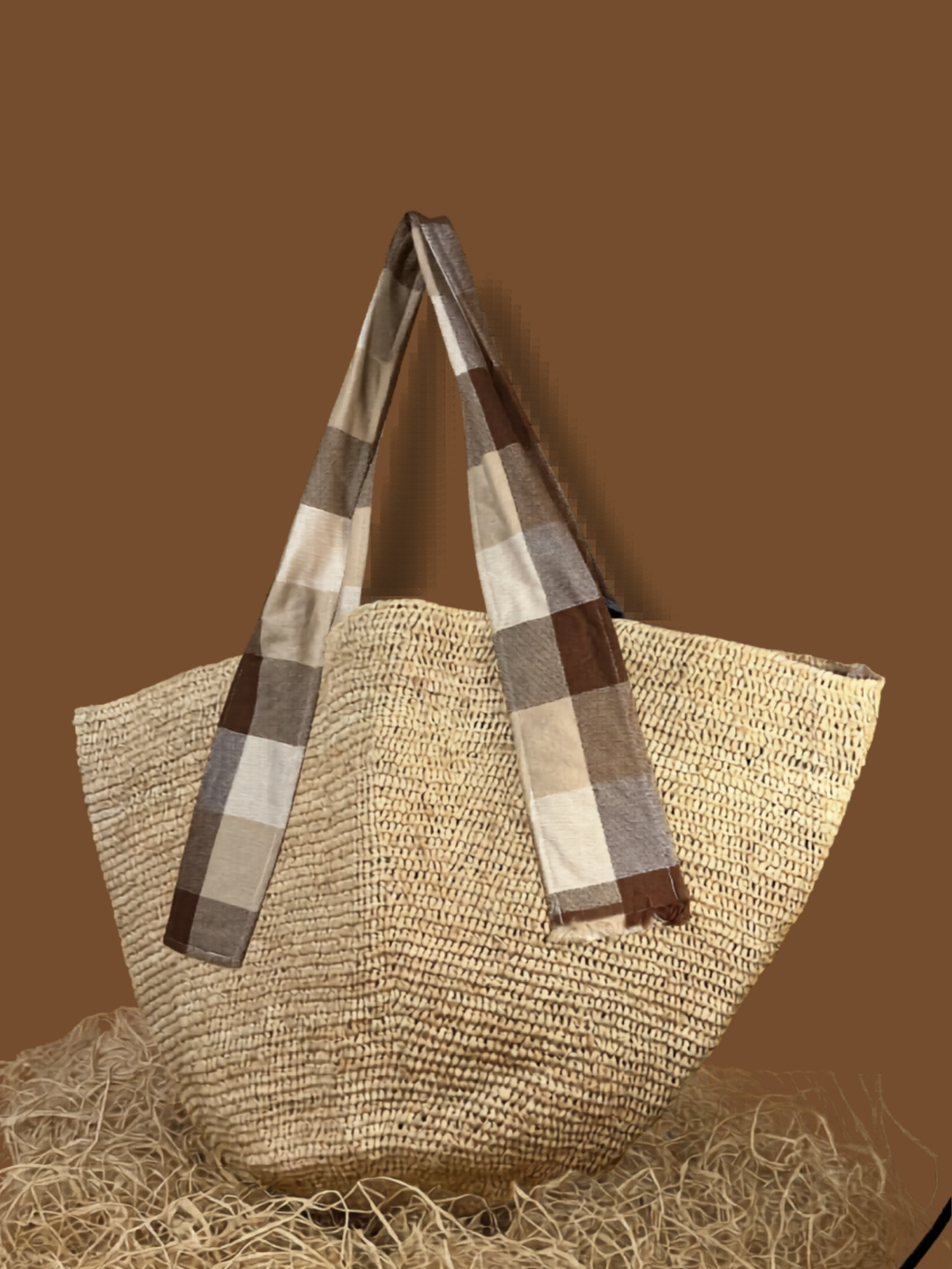 Raffia Tote Bag