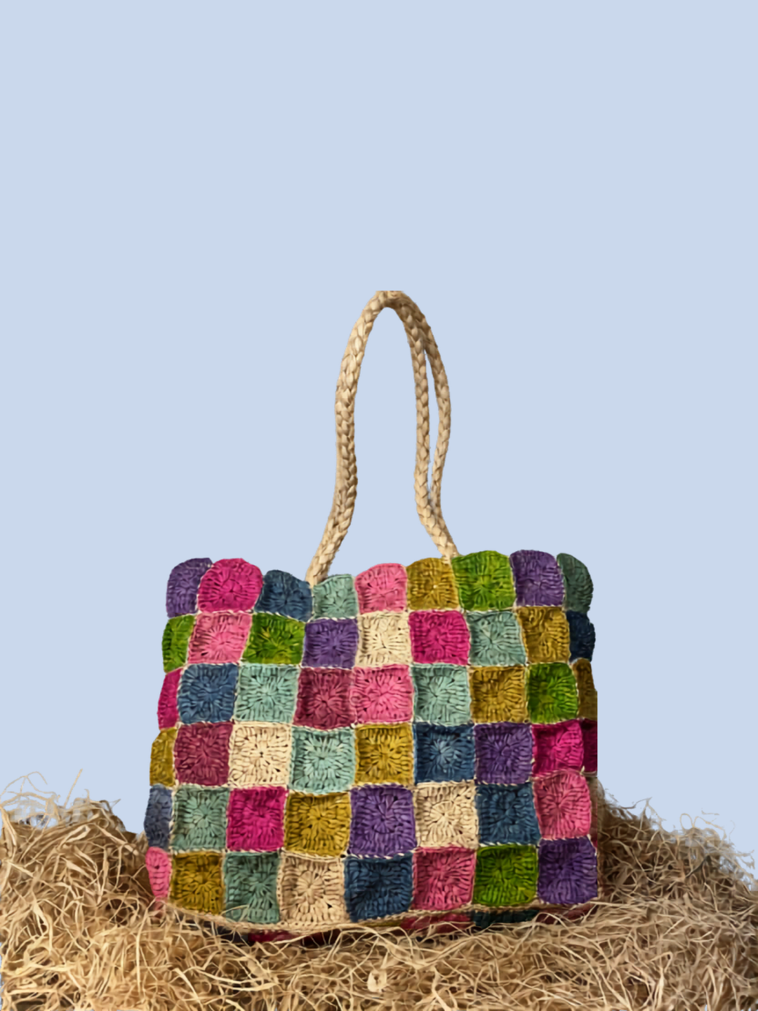 Raffia Tote Bag