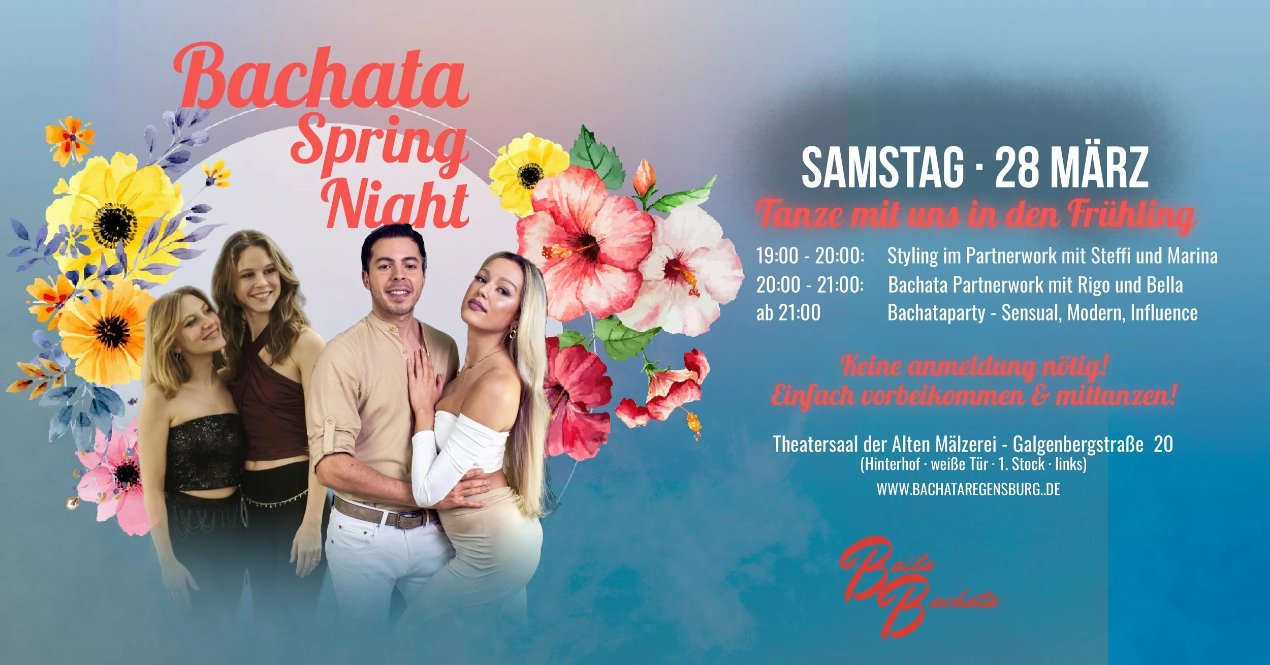 🌸 Bachata Spring Night in Regensburg