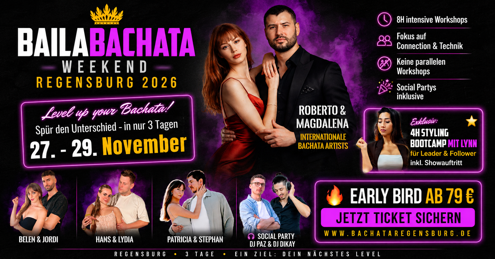 BailaBachata Weekend 2026