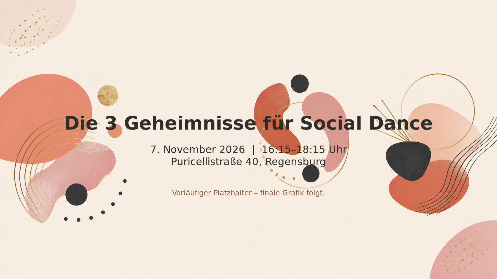 Die 3 Geheimnisse für Social Dance – 7. November 2026