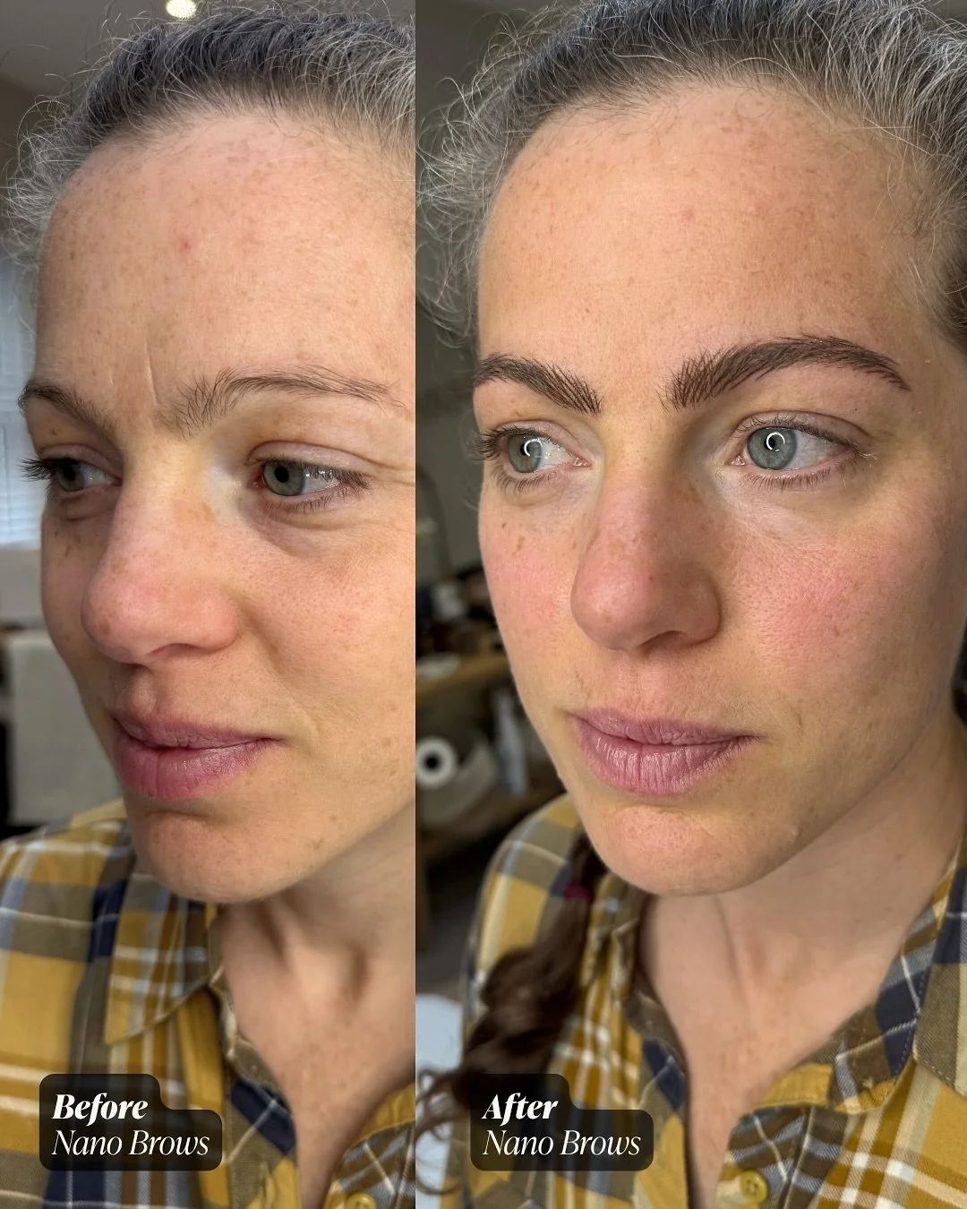 POV: you don&rsquo;t wear much makeup but when you do, it&rsquo;s semi-permanent 💥👊

The brief: keep it natural for my client who isn&rsquo;t a big makeup wearer, but had overplucked her brows in the 90s and wanted to fill them in.

Hyperrealism na