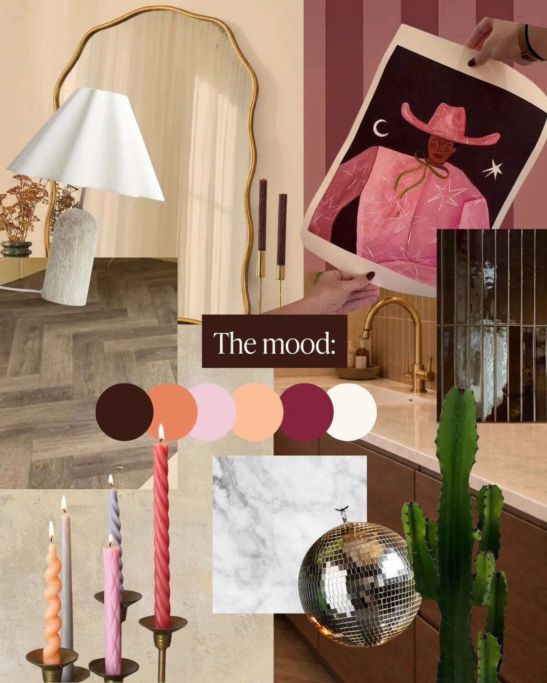 STUDIO RENO ✨💜🪩🤎🎀 Swipe for the reality &rarr;

I&rsquo;ve been asked a lot about the interior vibe for the next studio&hellip; Will it be the same? 

The answer is&hellip; it depends on who you ask: my Pinterest board, Chat GPT, or my mood board