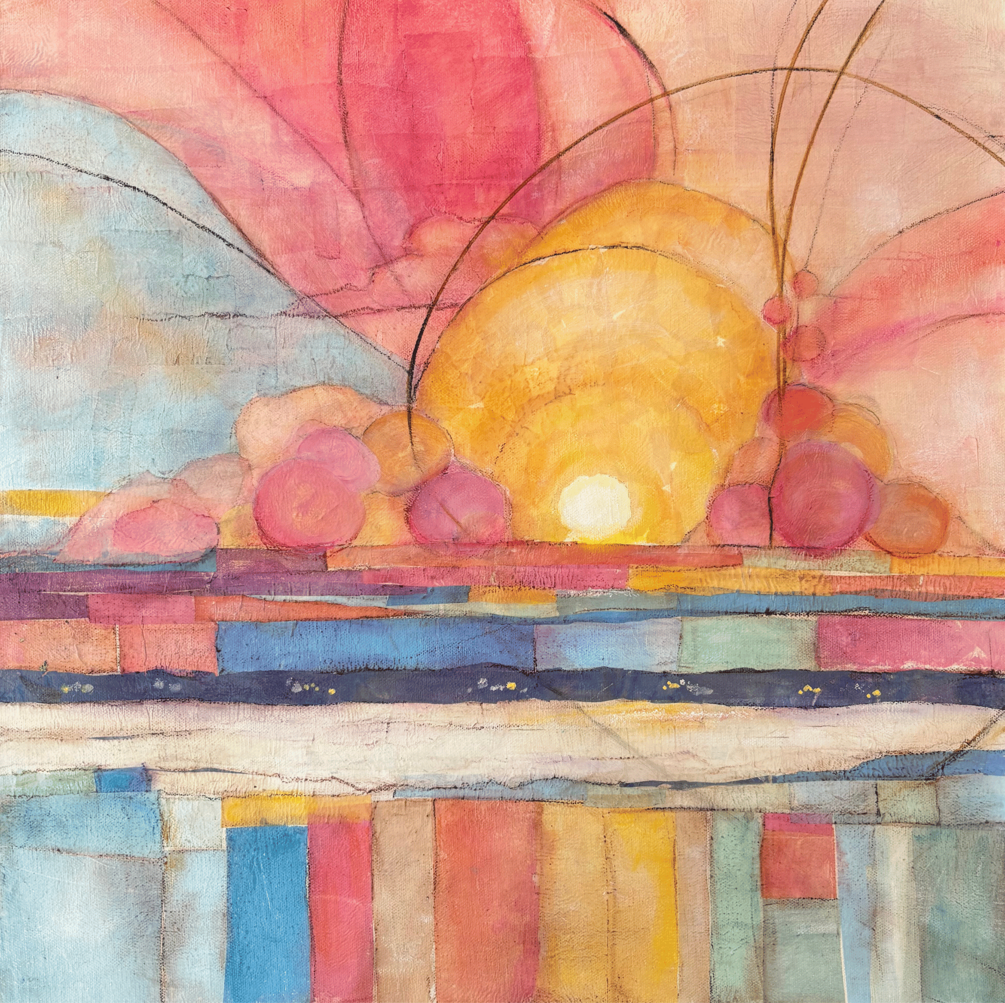 The Golden Hour   20 x 20 