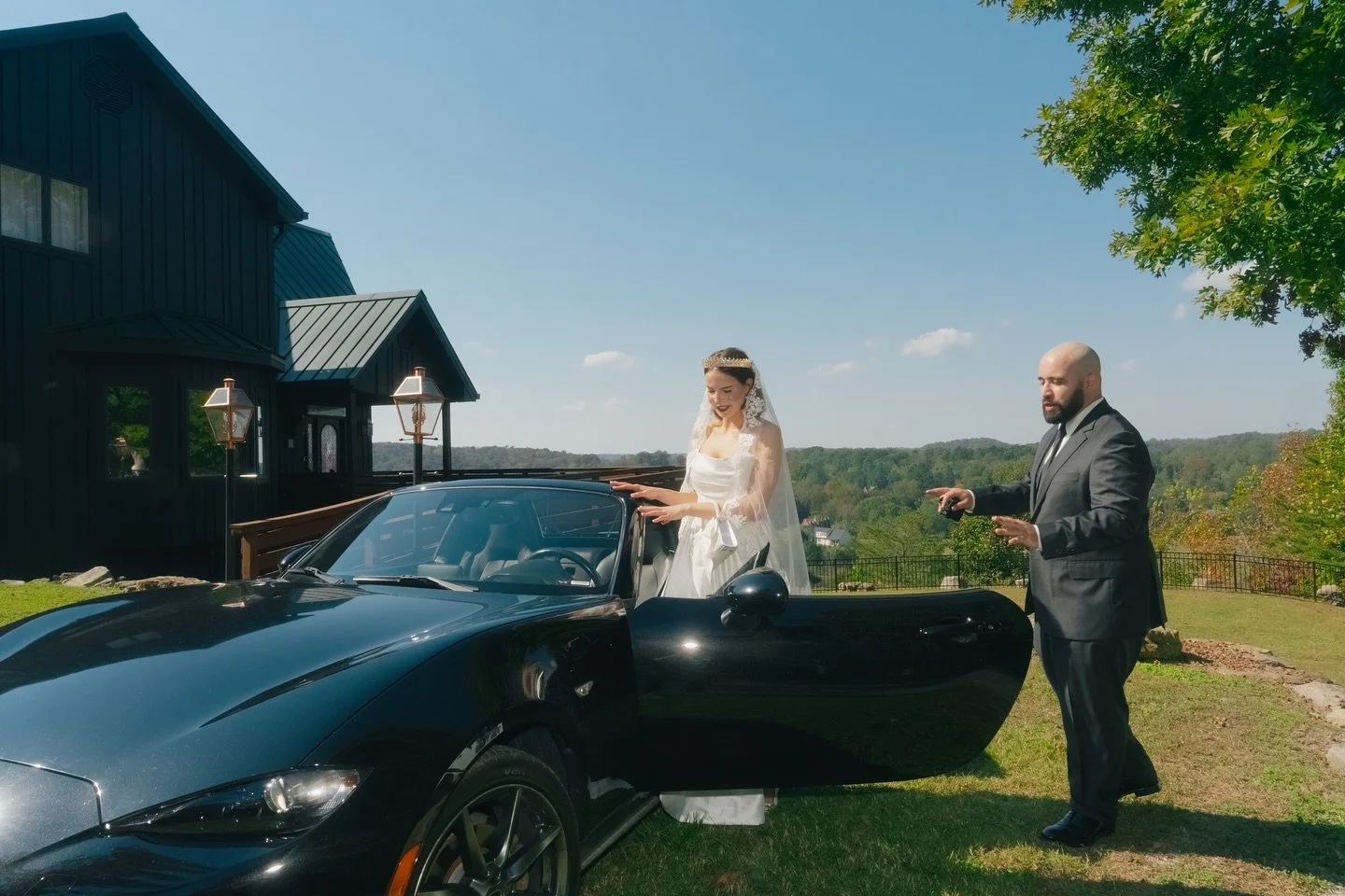 Congratulations Kelley &amp; Eric !!! It was an honor to host you and your beautiful friends &amp; family💍

We are obsessed with these incredible photos captured by @nathanchapmanofficial 📸📸📸📸 The epic car &amp; cliff views pair nicely together 