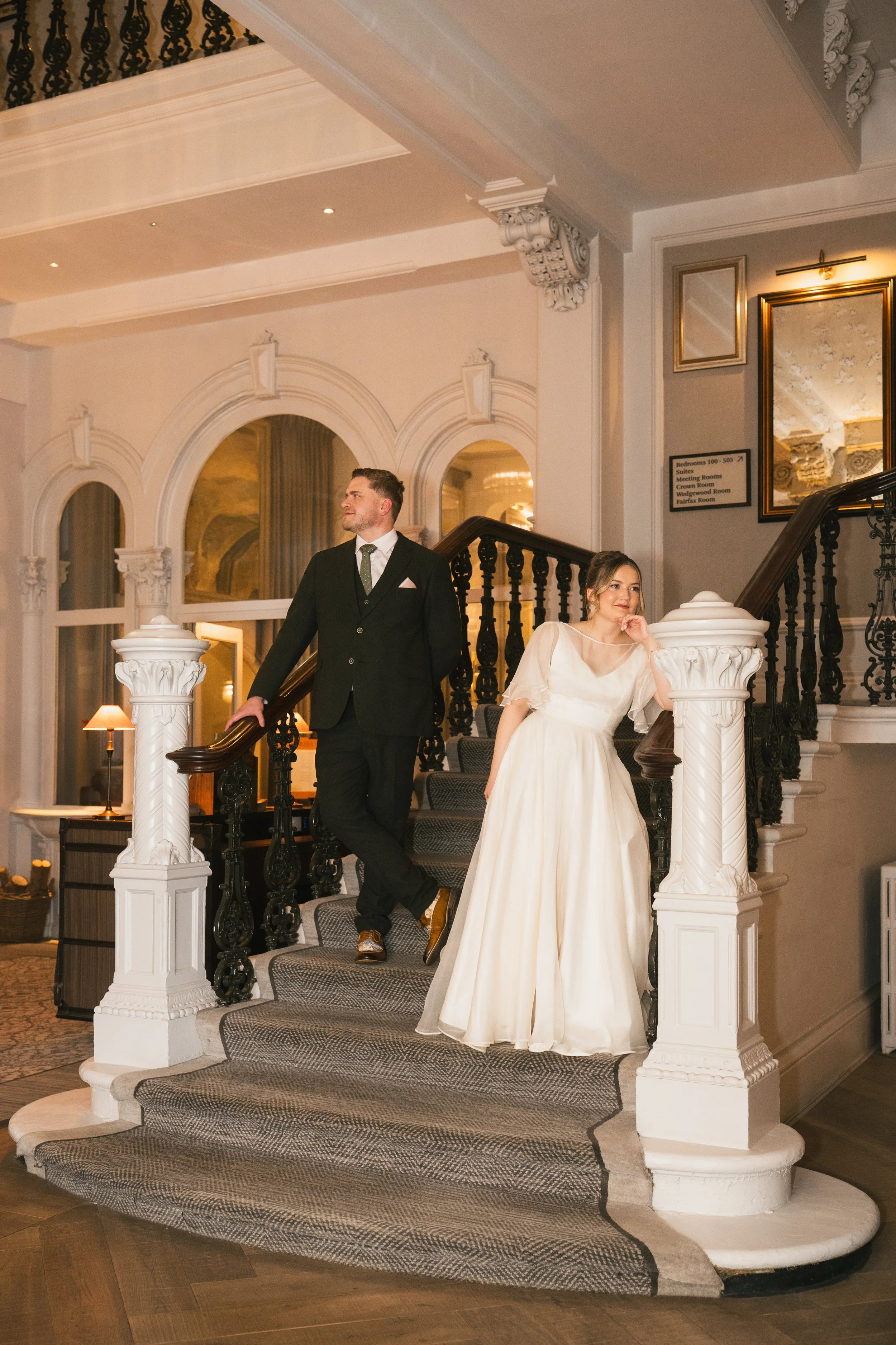 Wedding couple in York