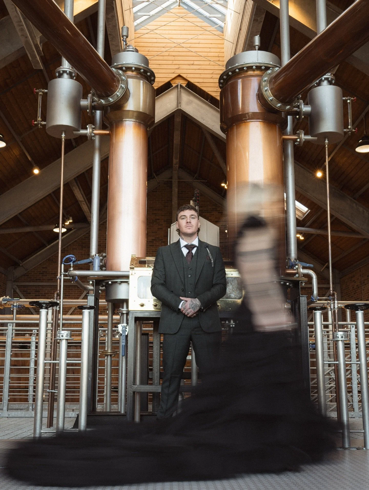 Elopement shoot at Ad Gefrin in Wooler//

Photographer - me
Bridal - @soul_bride__
Suit - @masterdebonair
Bike - @triumph.newcastle @pillion797 
Models - @lastchancetattoos @anna_coe
Distillery - @adgefrin