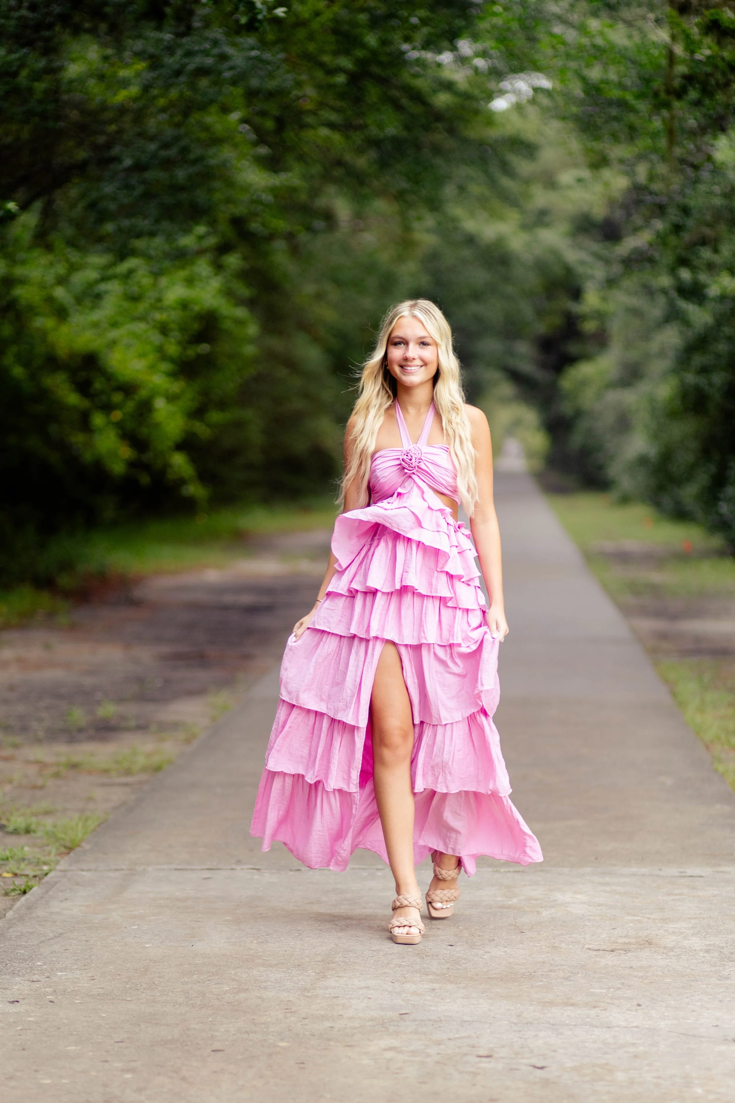 Huntington Beach State Park with a Myrtle Beach senior photographer. Greenery, Atalaya Castle, and beach views