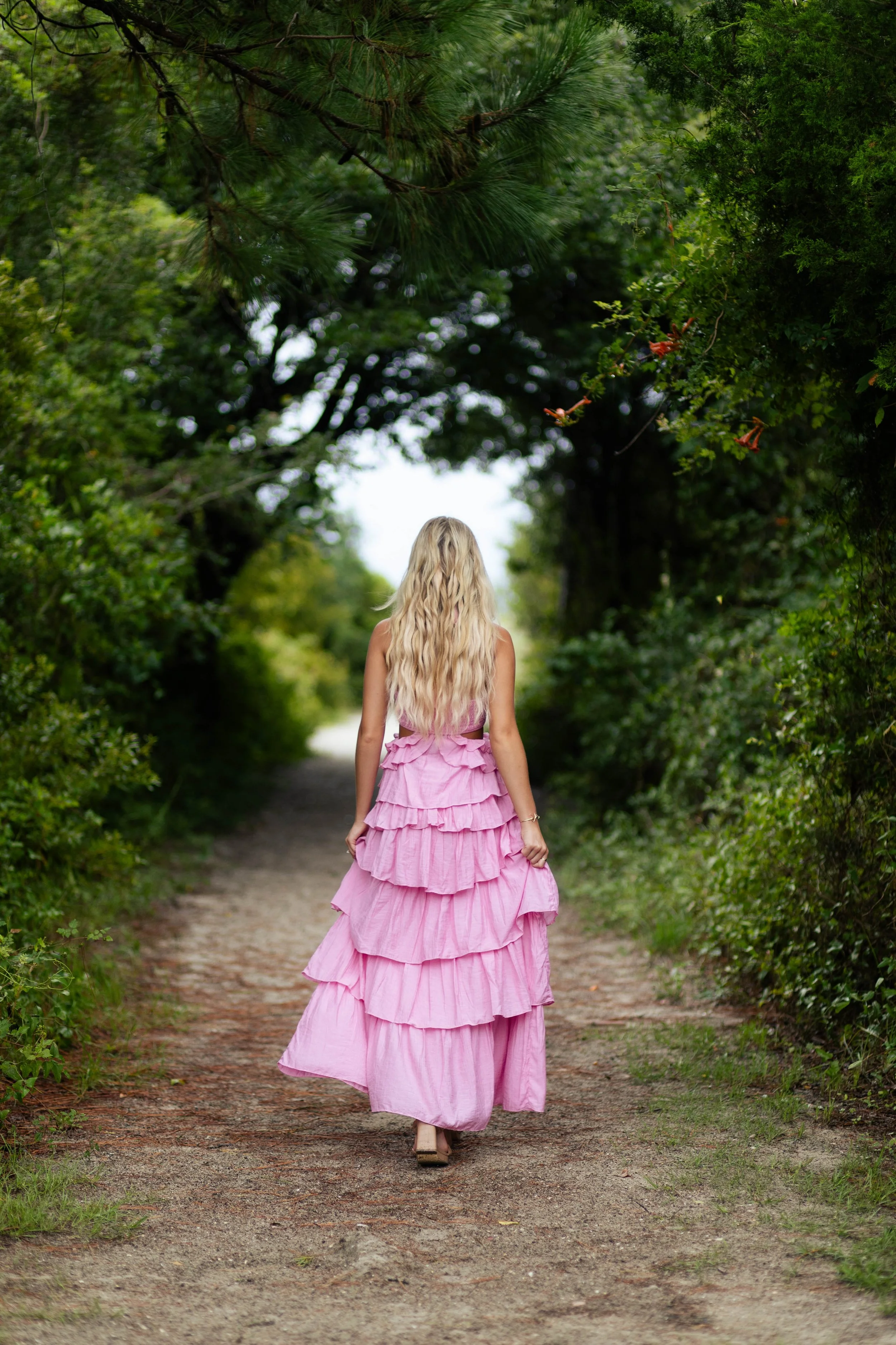 Huntington Beach State Park with a Myrtle Beach senior photographer. Greenery, Atalaya Castle, and beach views