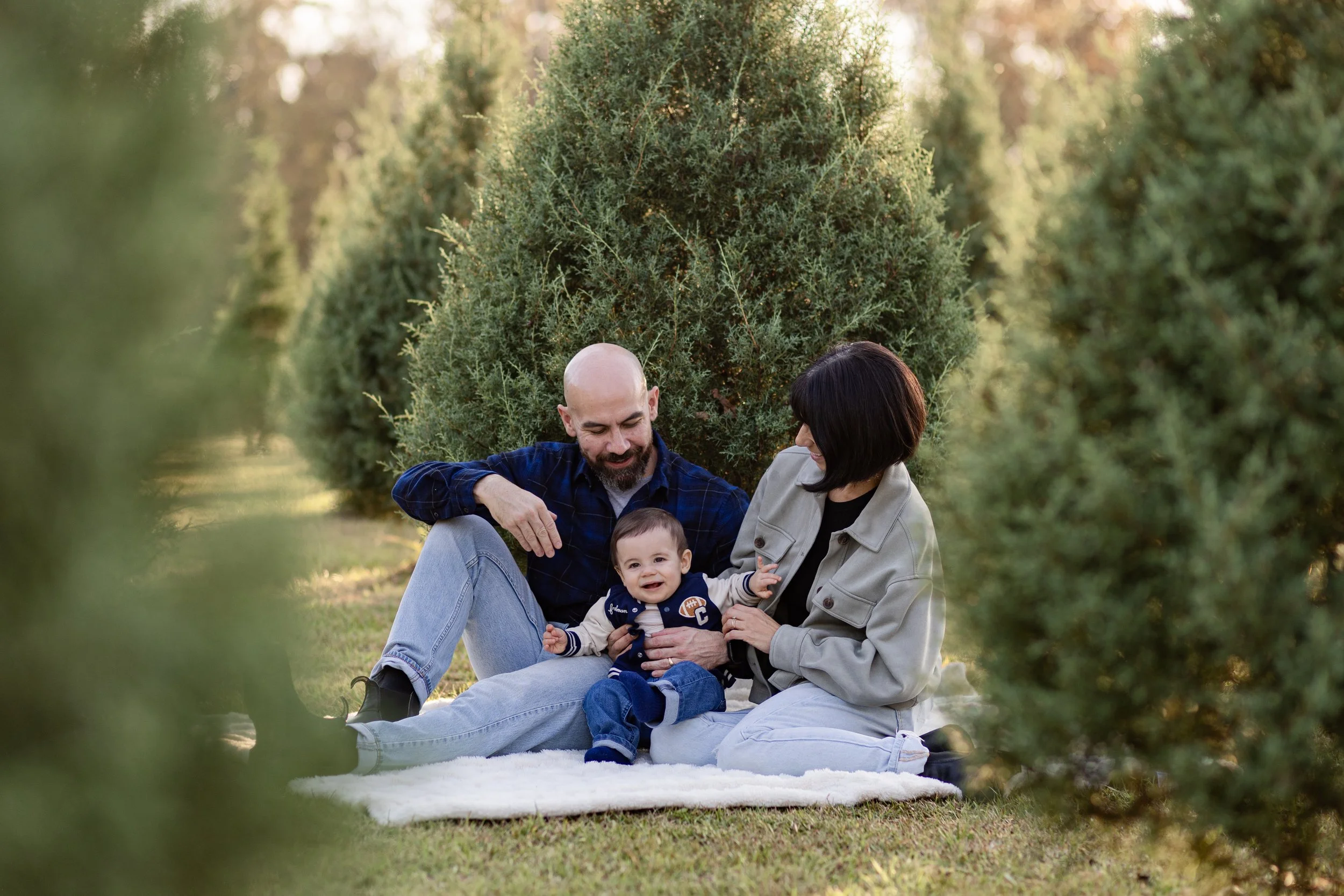 MIni session at Booths Christmas Tree Farm