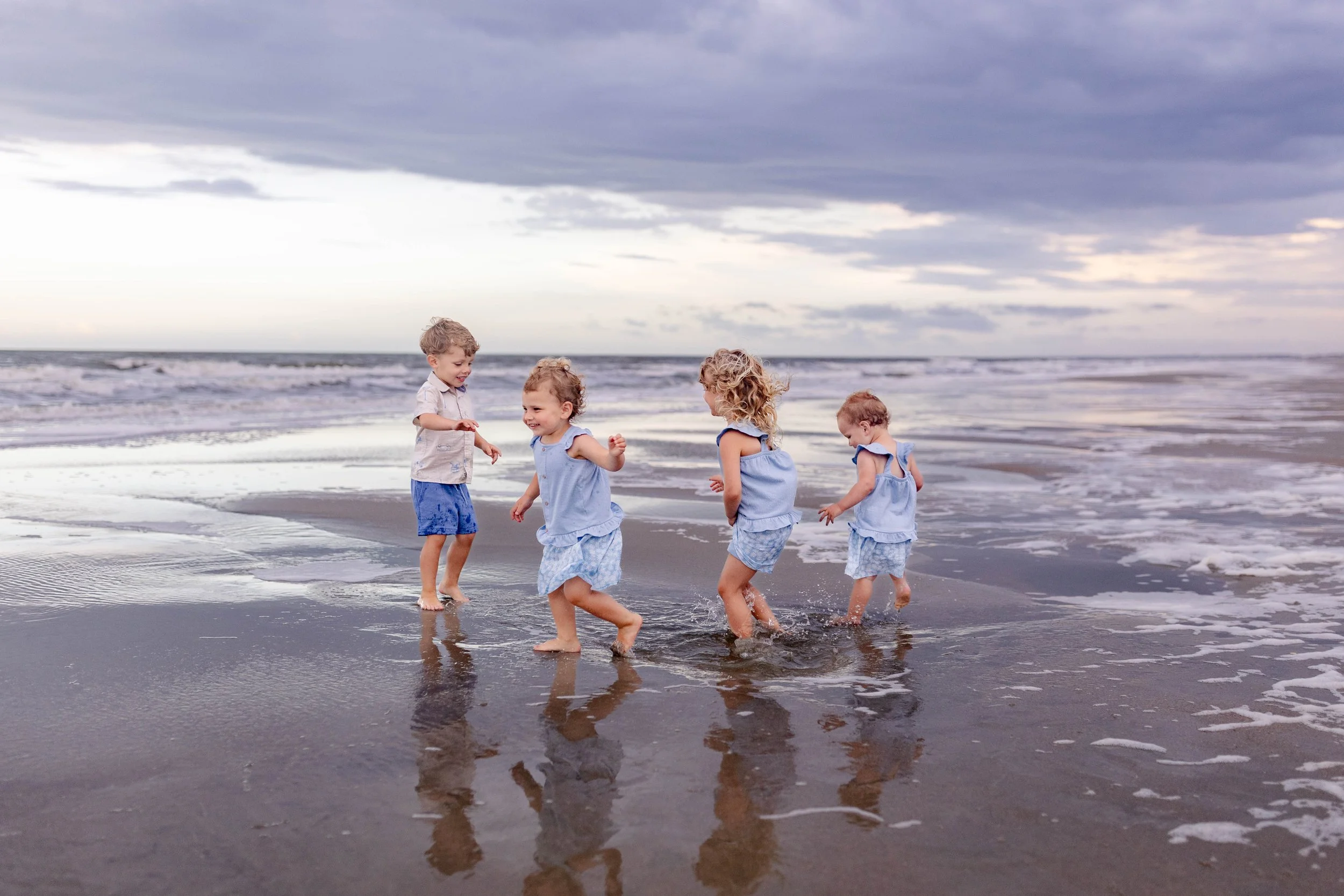 Family Memories in Myrtle Beach Rainy Skies