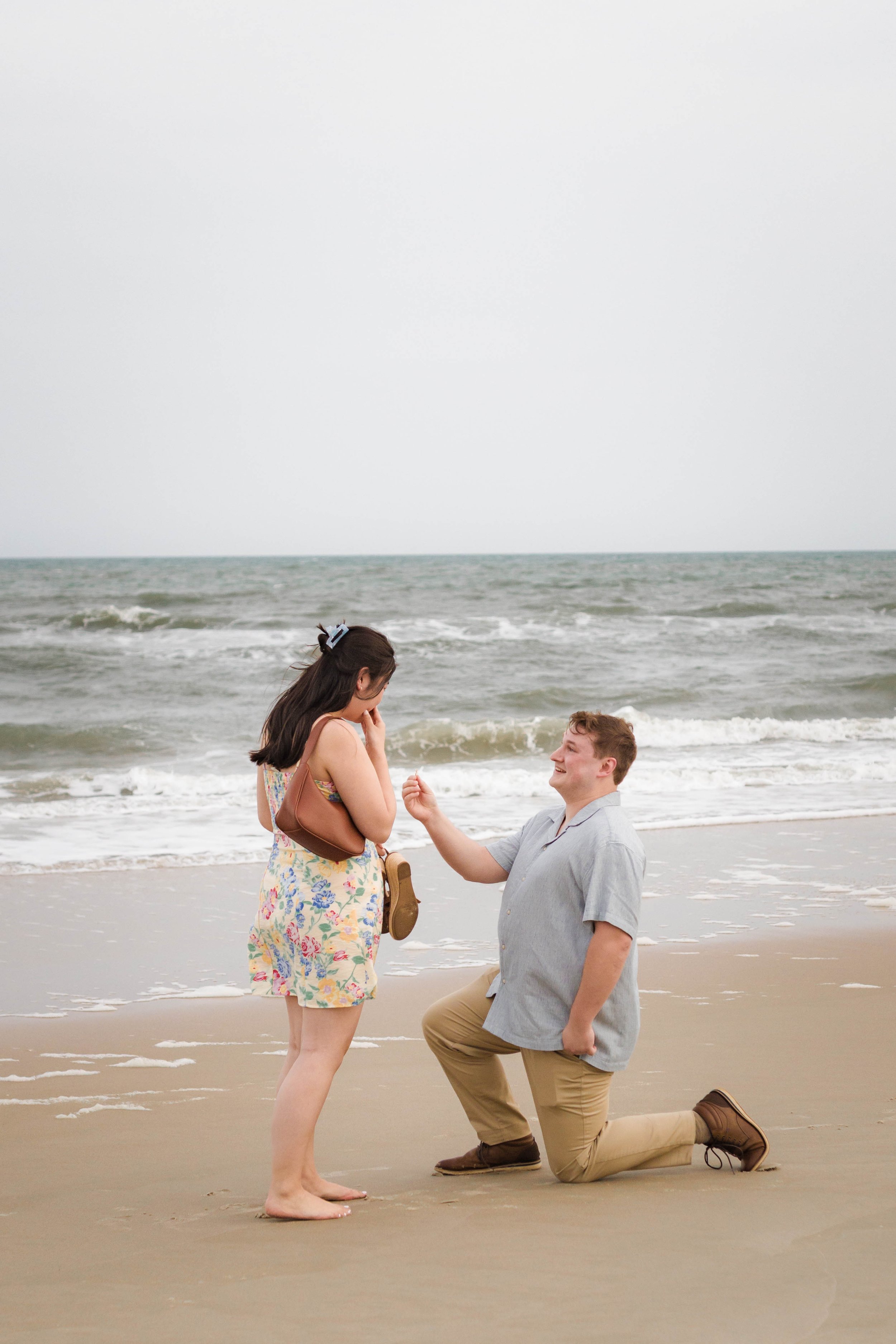 A Surprise Proposal at Sunset | Murrells Inlet Engagement Photography
