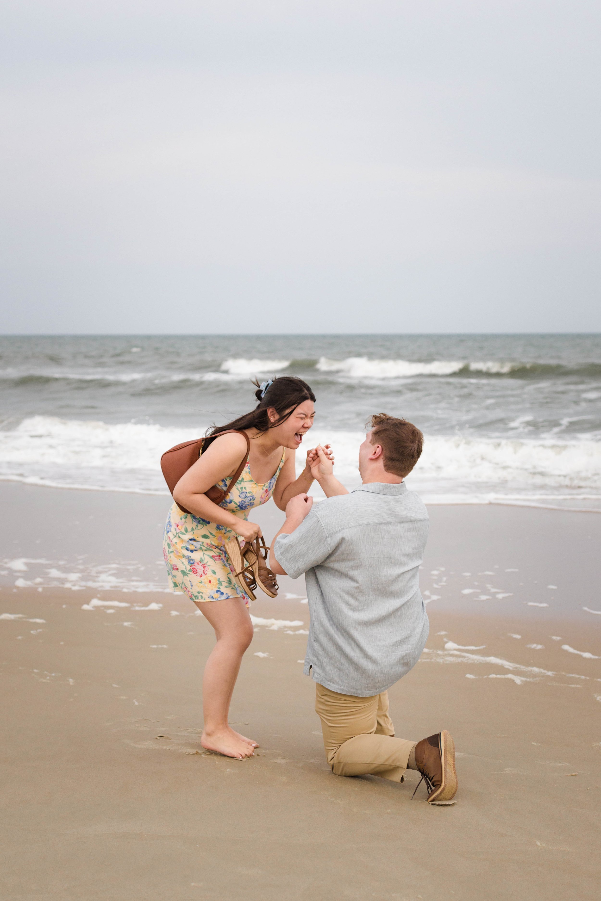 A Surprise Proposal at Sunset | Murrells Inlet Engagement Photography