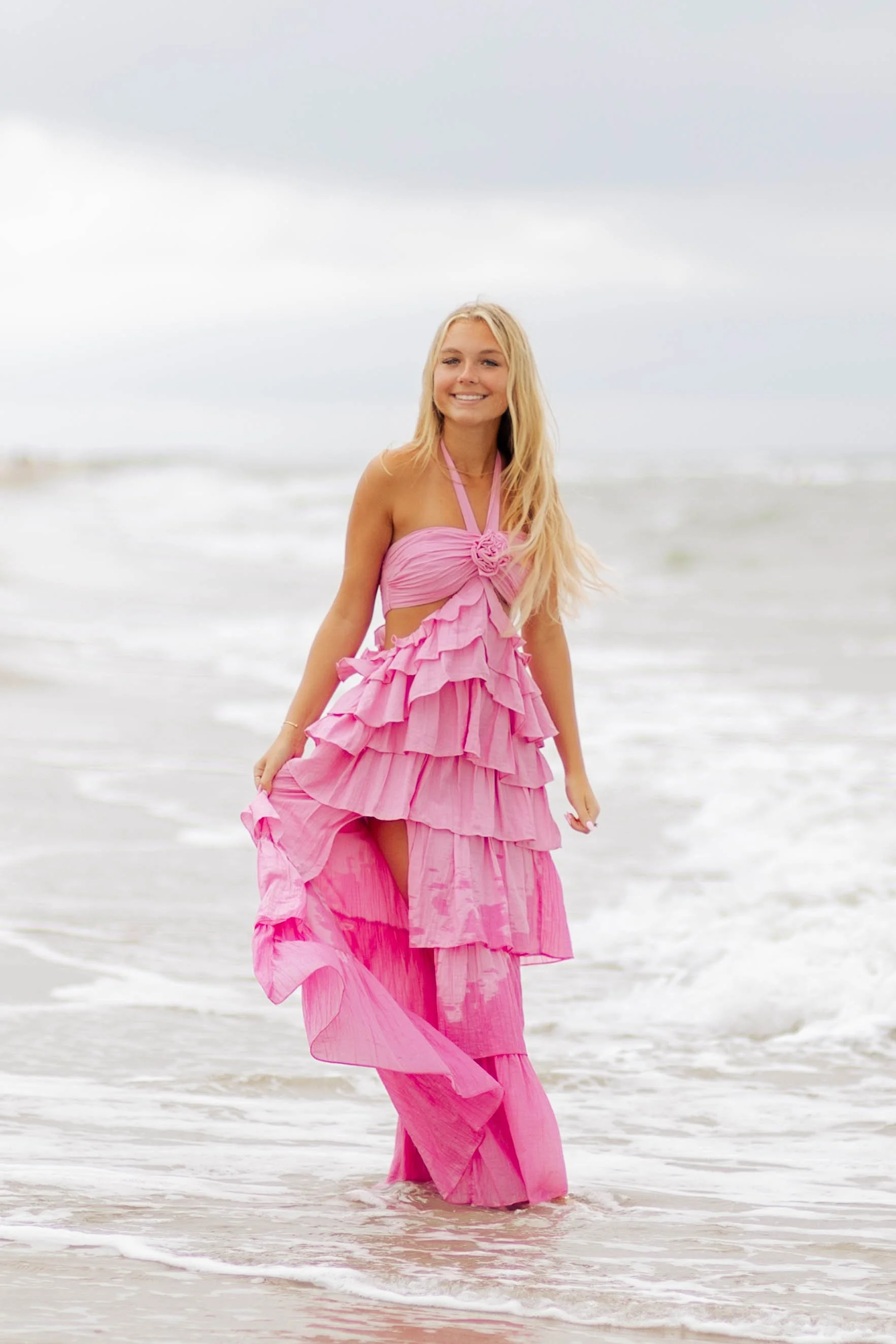 Huntington Beach State Park with a Myrtle Beach senior photographer. Greenery, Atalaya Castle, and beach views