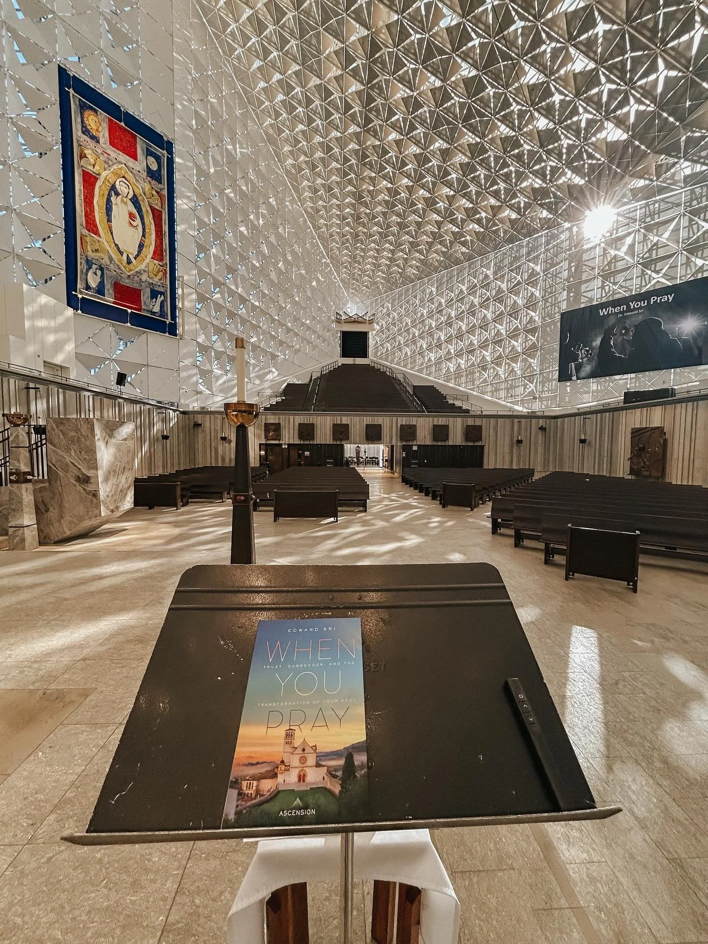 Spoke at Christ Cathedral &mdash; formally known as the &ldquo;crystal cathedral&rdquo;&mdash; for the Diocese of Orange, California Eucharistic Congress this past weekend.  This famous building was home for Protestant Reverend Robert Schuler&rsquo;s