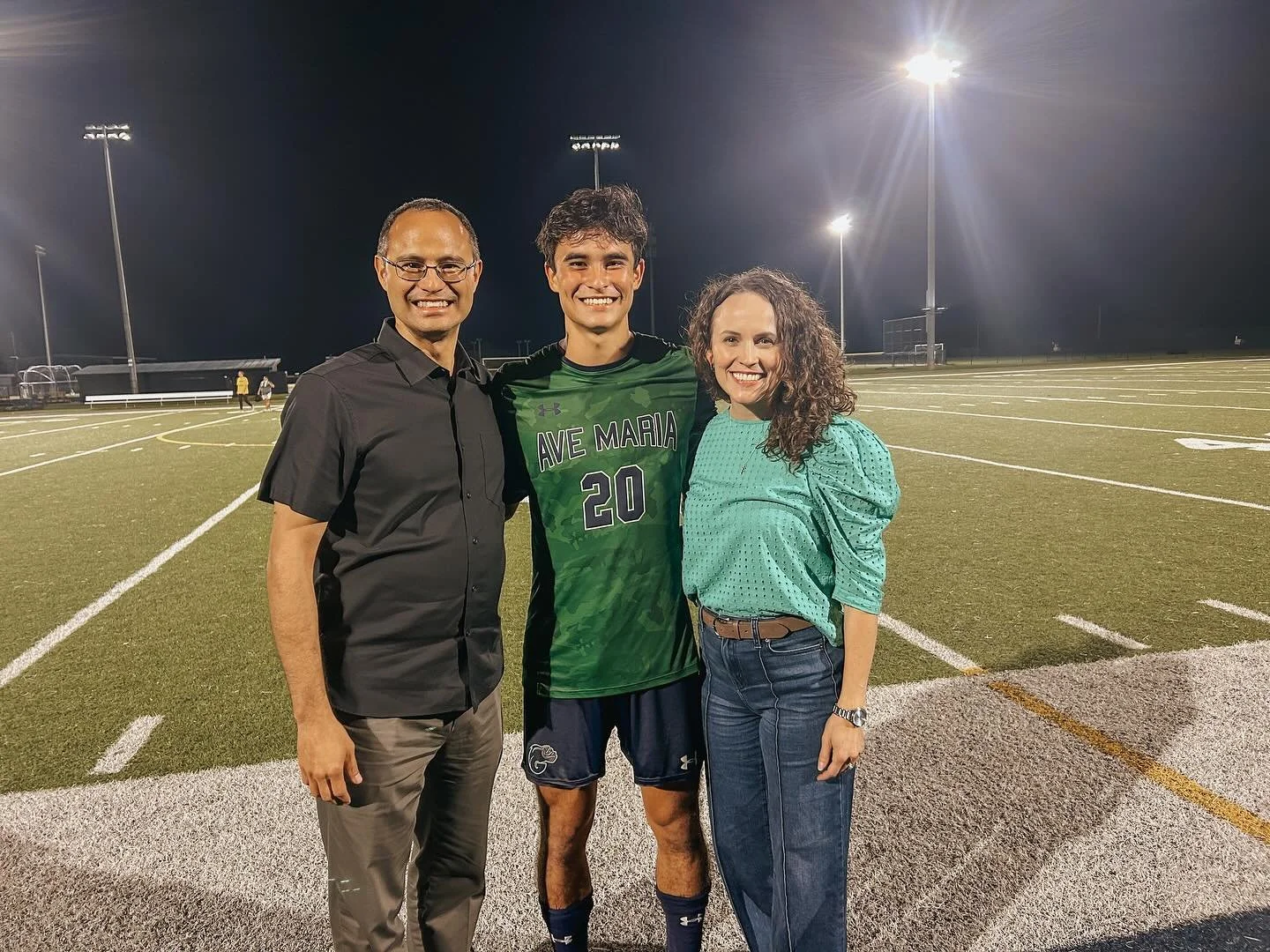 My son Karl has been a regular starter for the Ave Maria University soccer team this fall. Beth and I were able to go down to watch him play recently. Great to meet his friends and see him fit in with the team well in his freshman year at college!