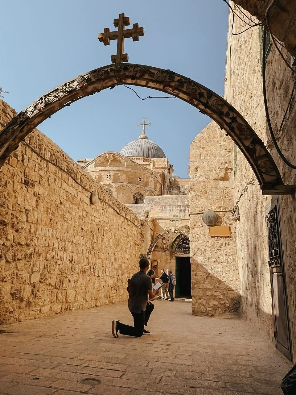 Doing Stations of the Cross through the Old City of Jerusalem has never been more peaceful and prayerful. No massive crowds. No people selling you things. Just a calm, reflective meditation on Christ&rsquo;s Passion in the places these events unfolde