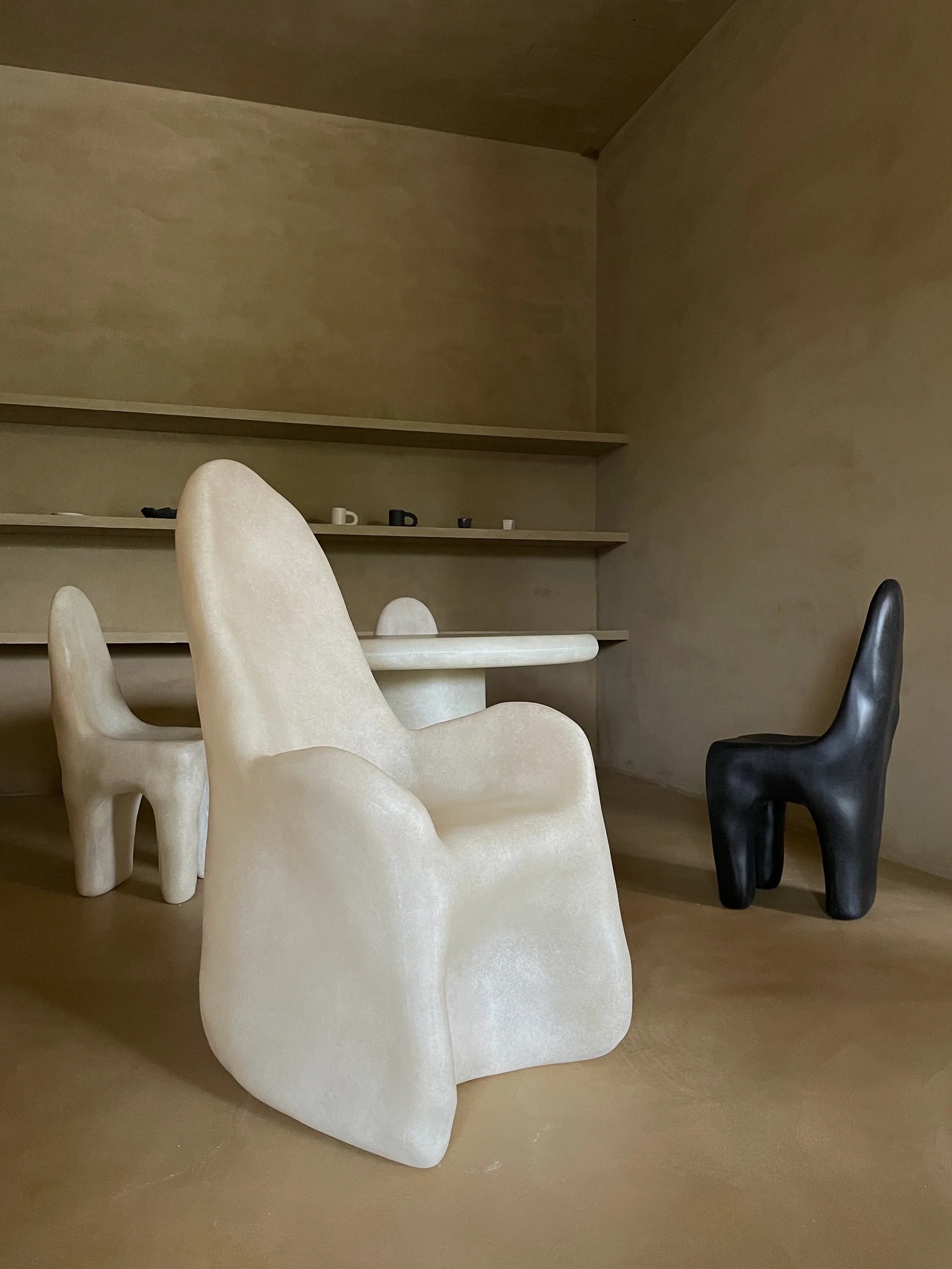 Kar Studio modern sculptural furniture resin chair contemporary interior design