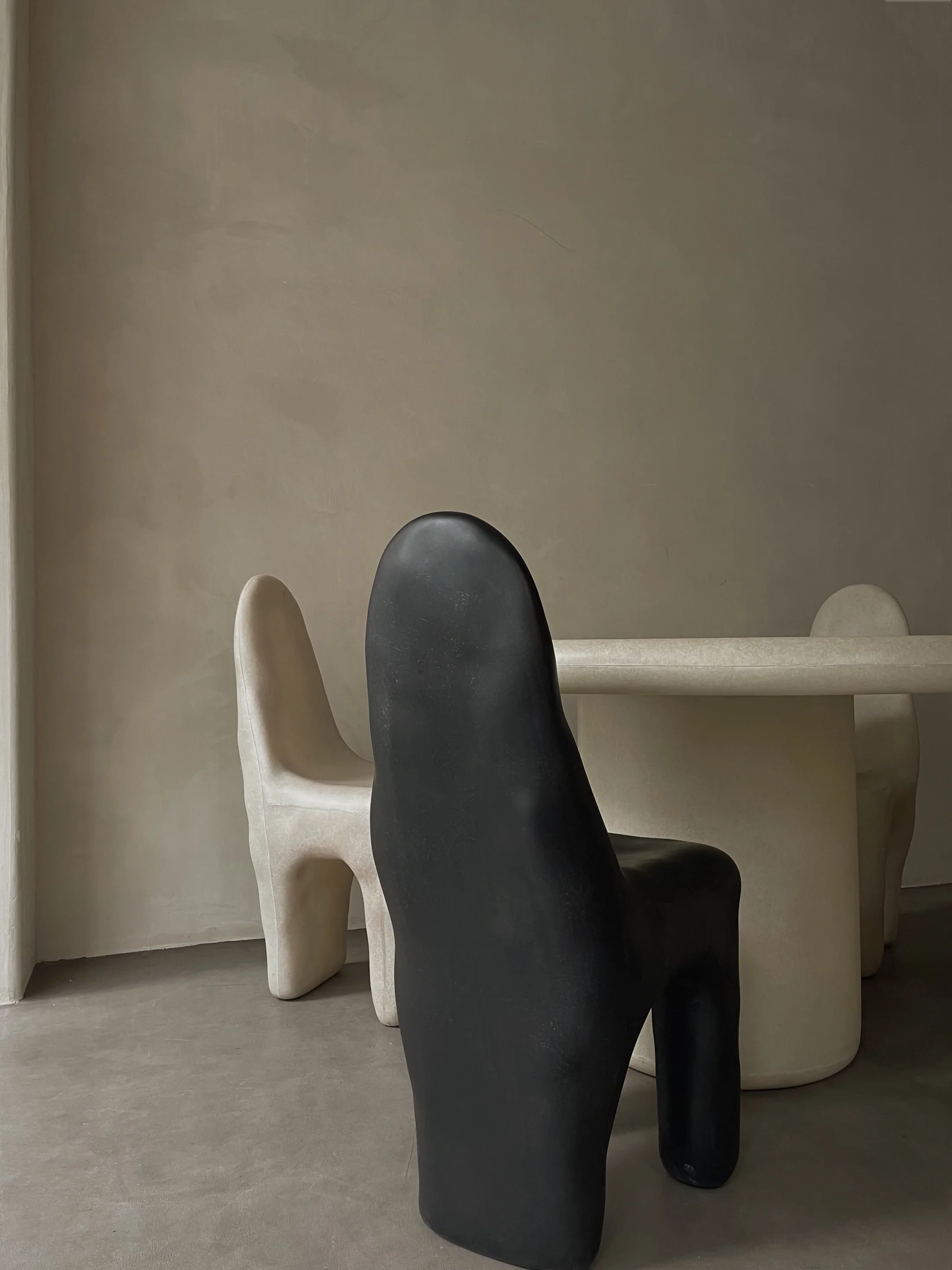 collectible design chair in resin by Kar Studio Playdough Chair sculptural furniture