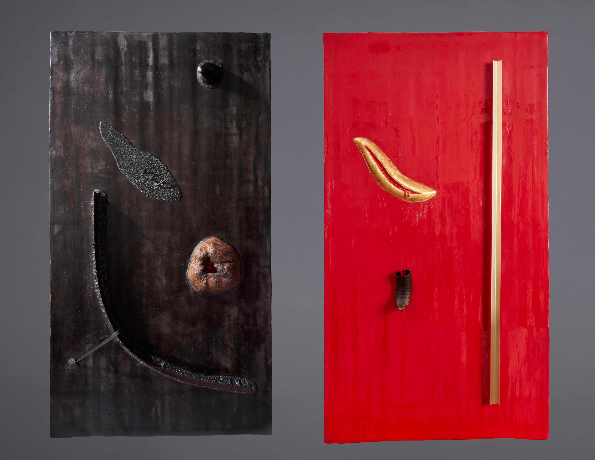 Contemporary fine art using traditional Chinese lacquer process