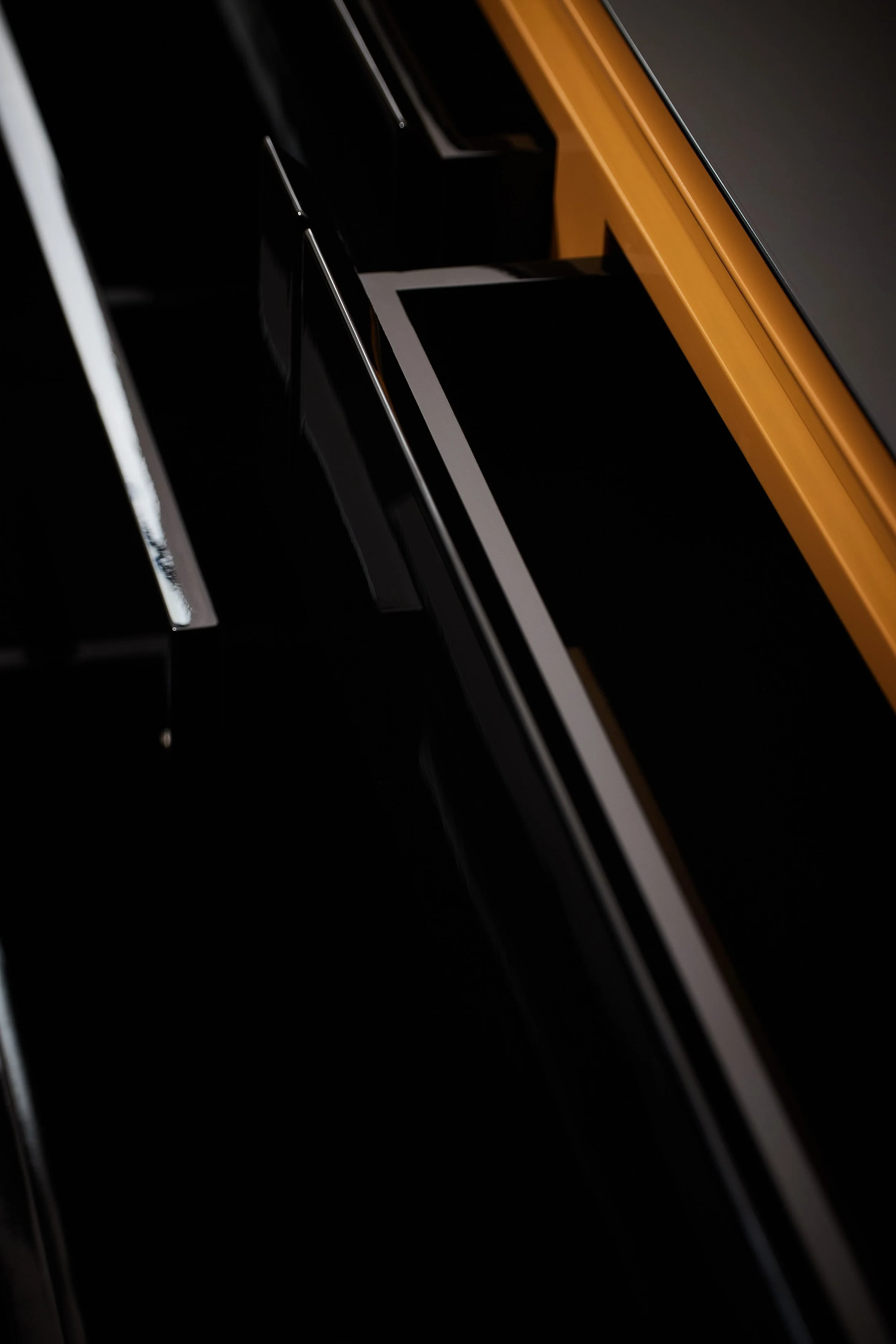 Architectural cabinet with autonomous cladding panels designed by ARTEMPO.