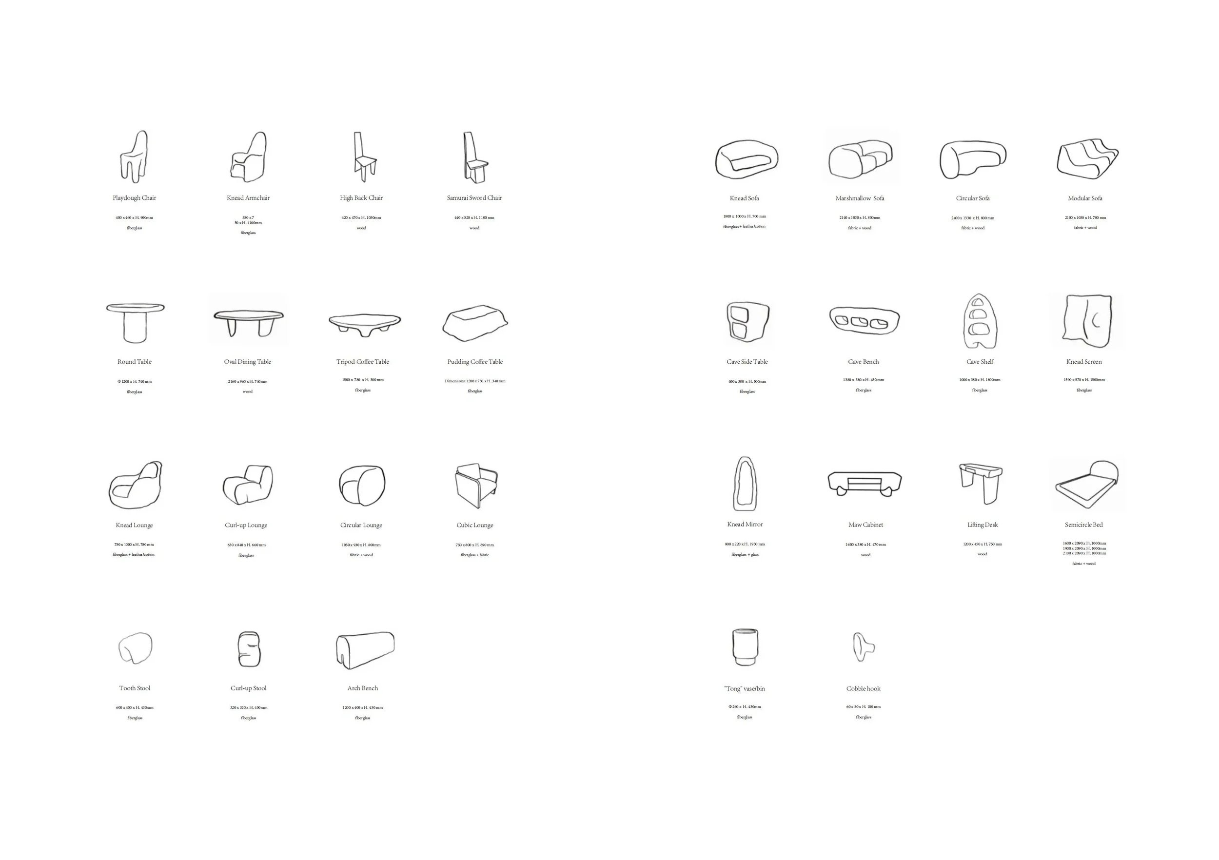 Kar Studio contemporary collectible furniture organic sculptural resin furniture collection